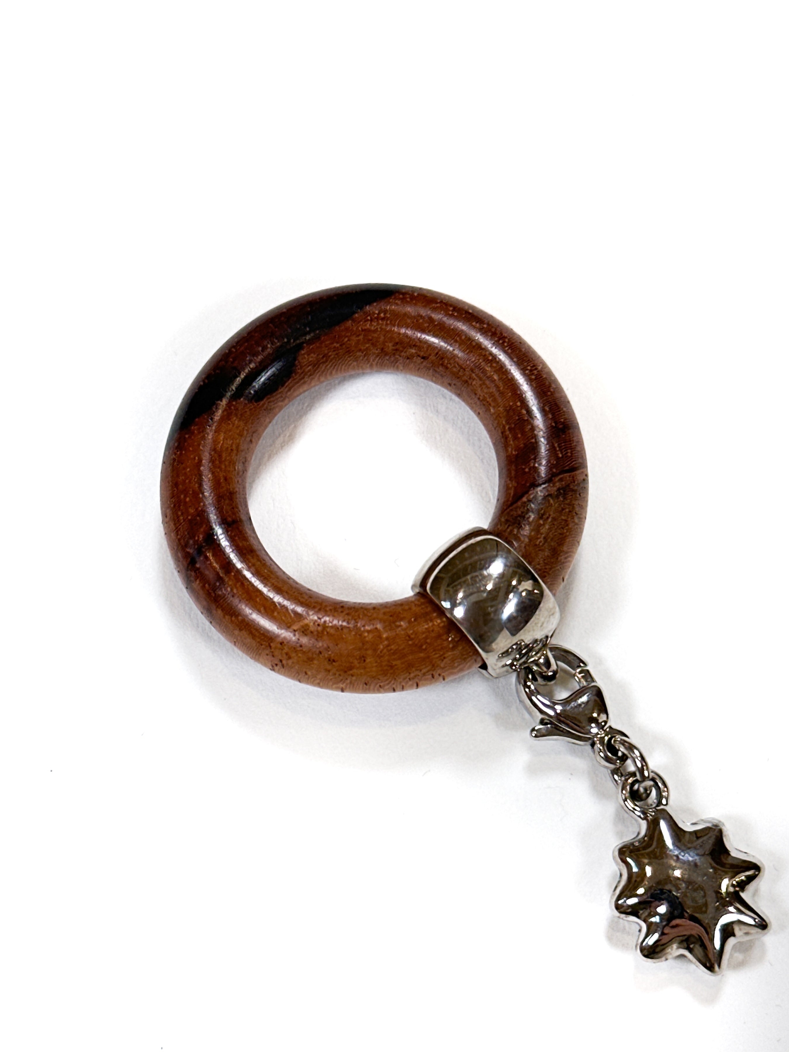 Hermès Wooden Scarf Ring
