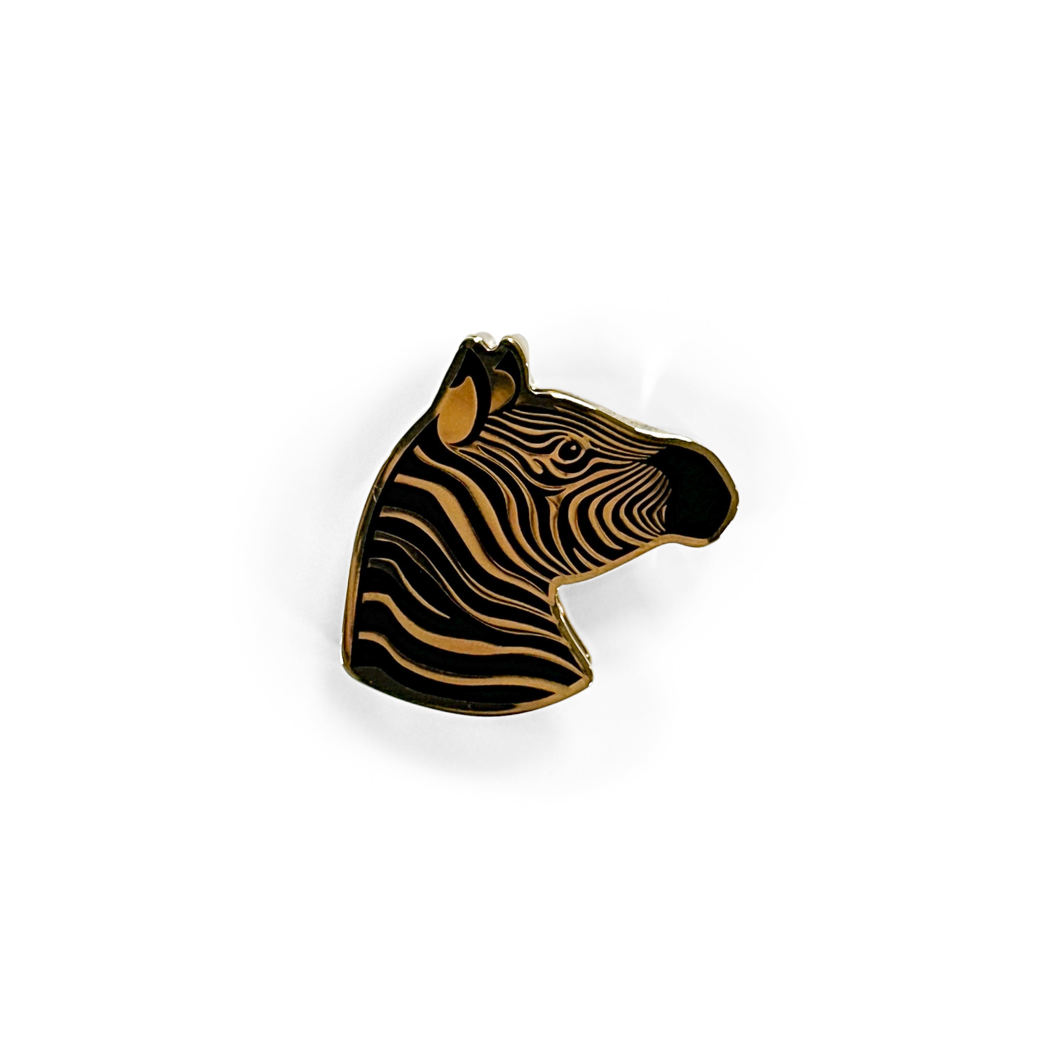 Hermès Zebra Scarf Ring