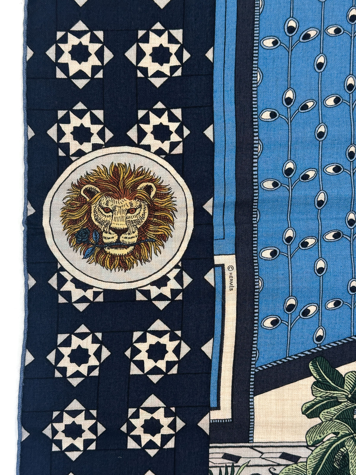 Hermès La Danse des Amazones Cashmere Silk 140