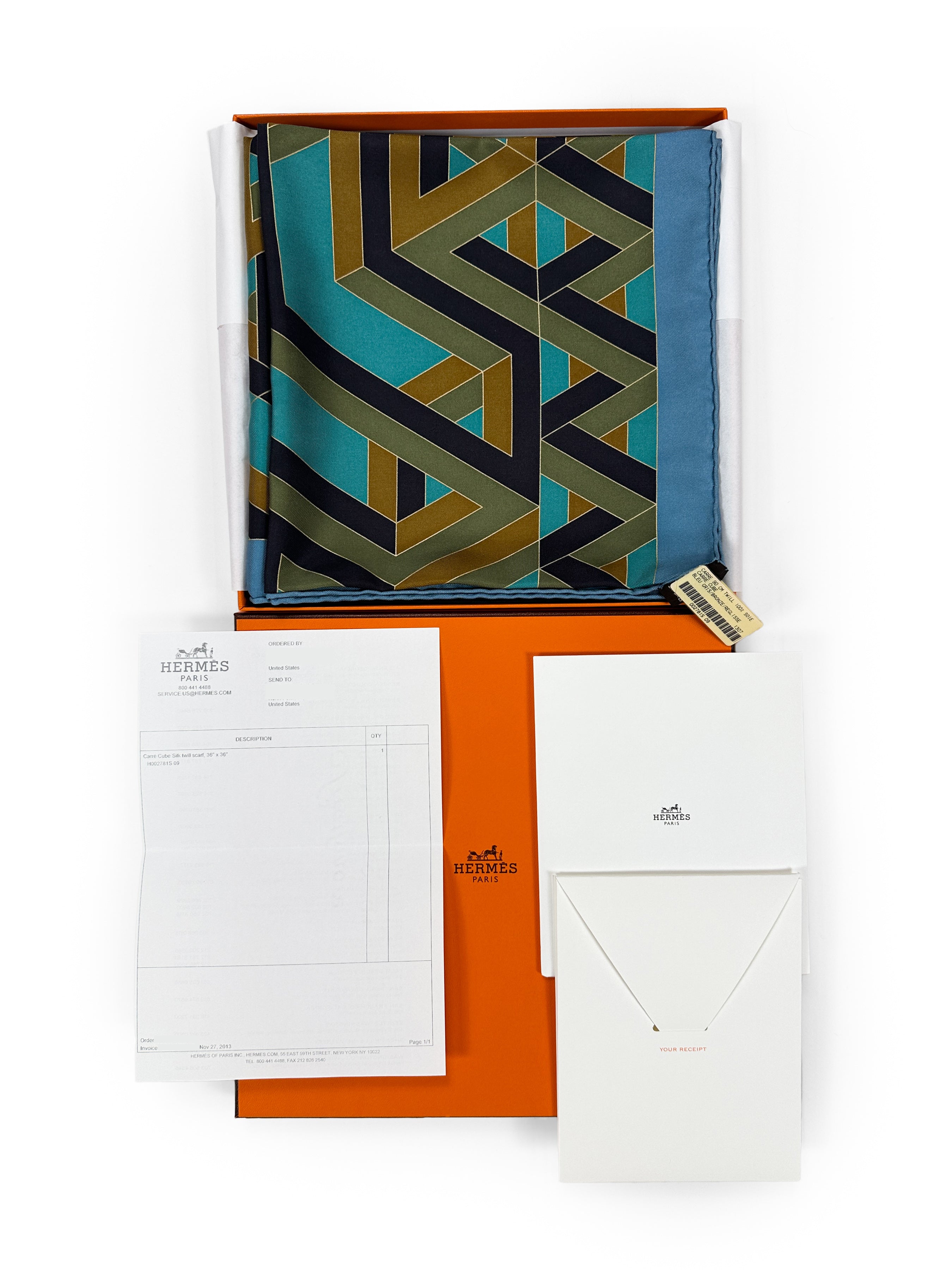 Hermès Carré Cube 90