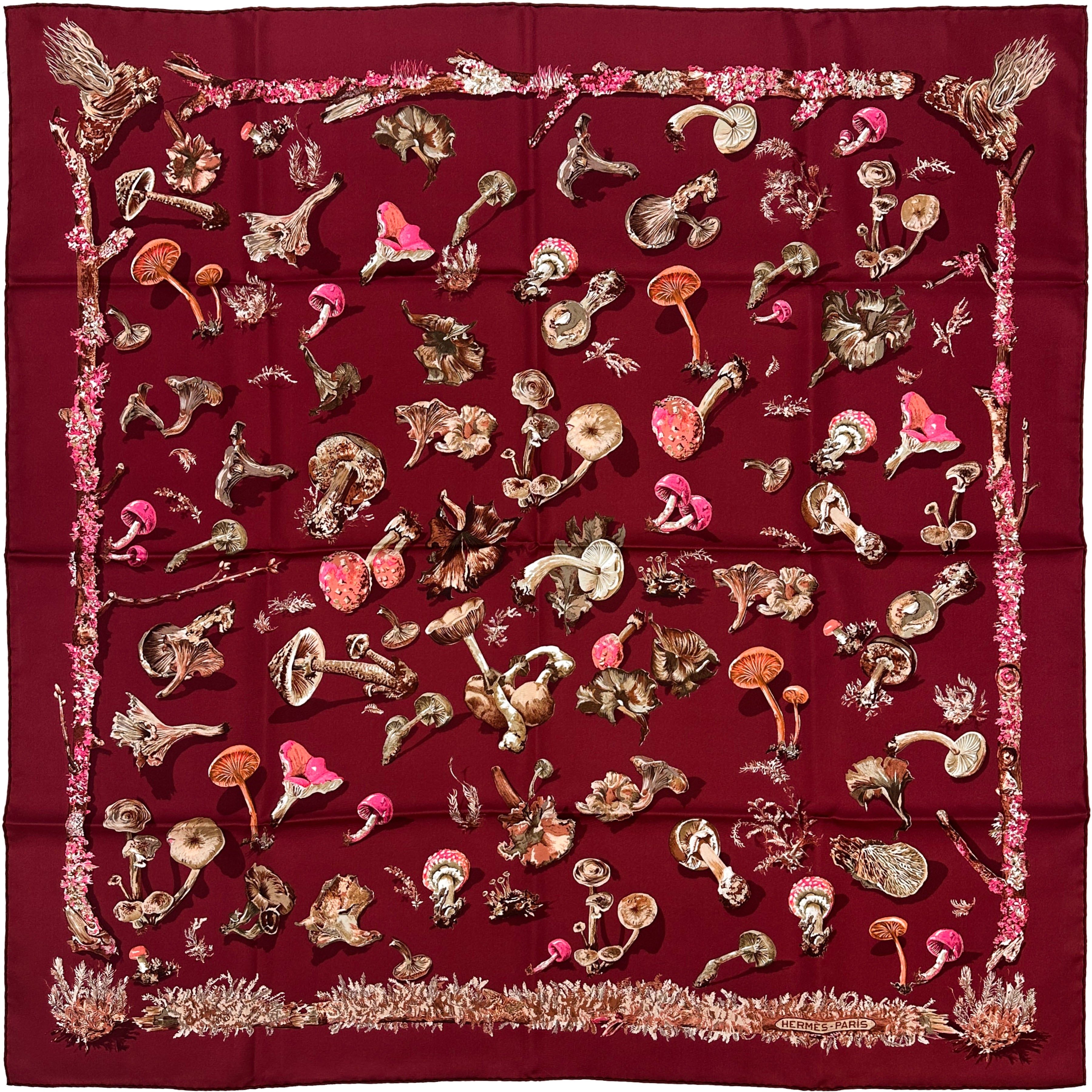 Hermès Champignons 90