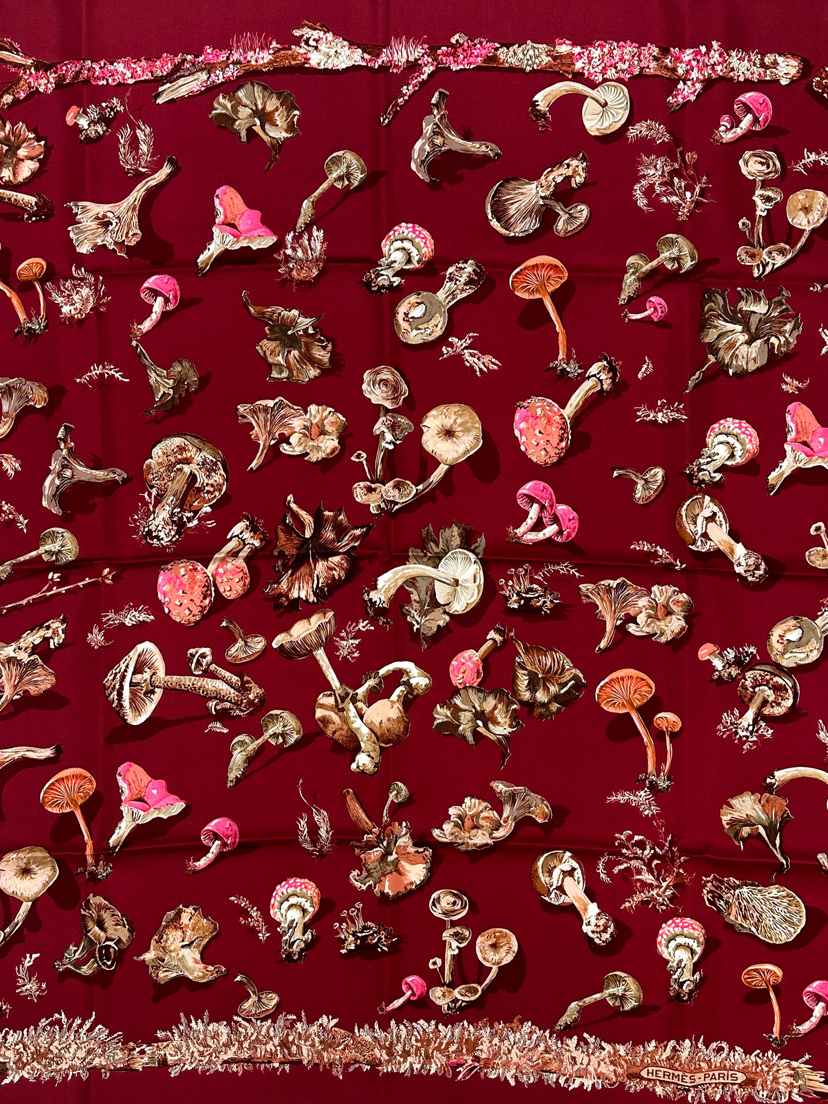 Hermès Champignons 90