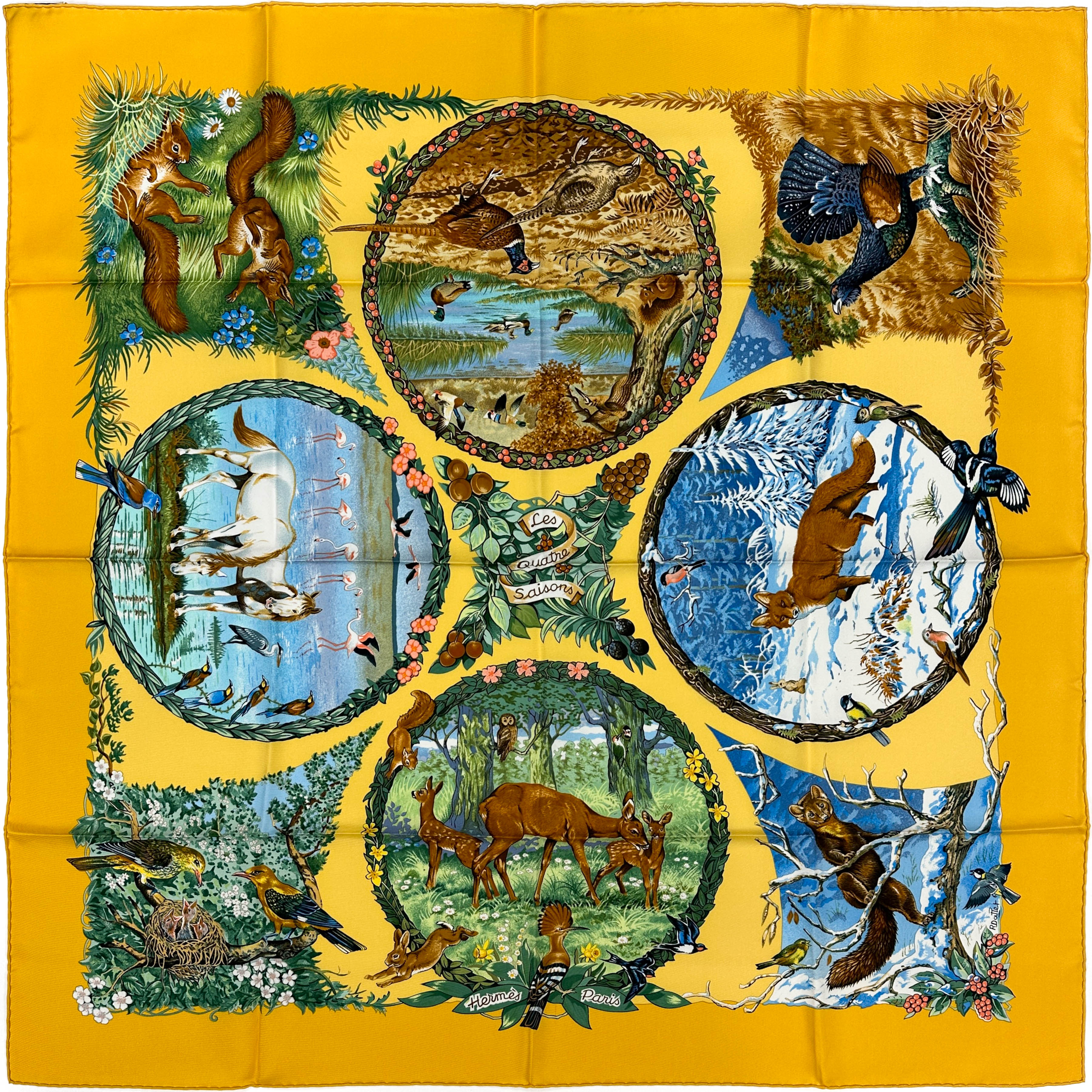 Hermès Les Quatre Saisons 90
