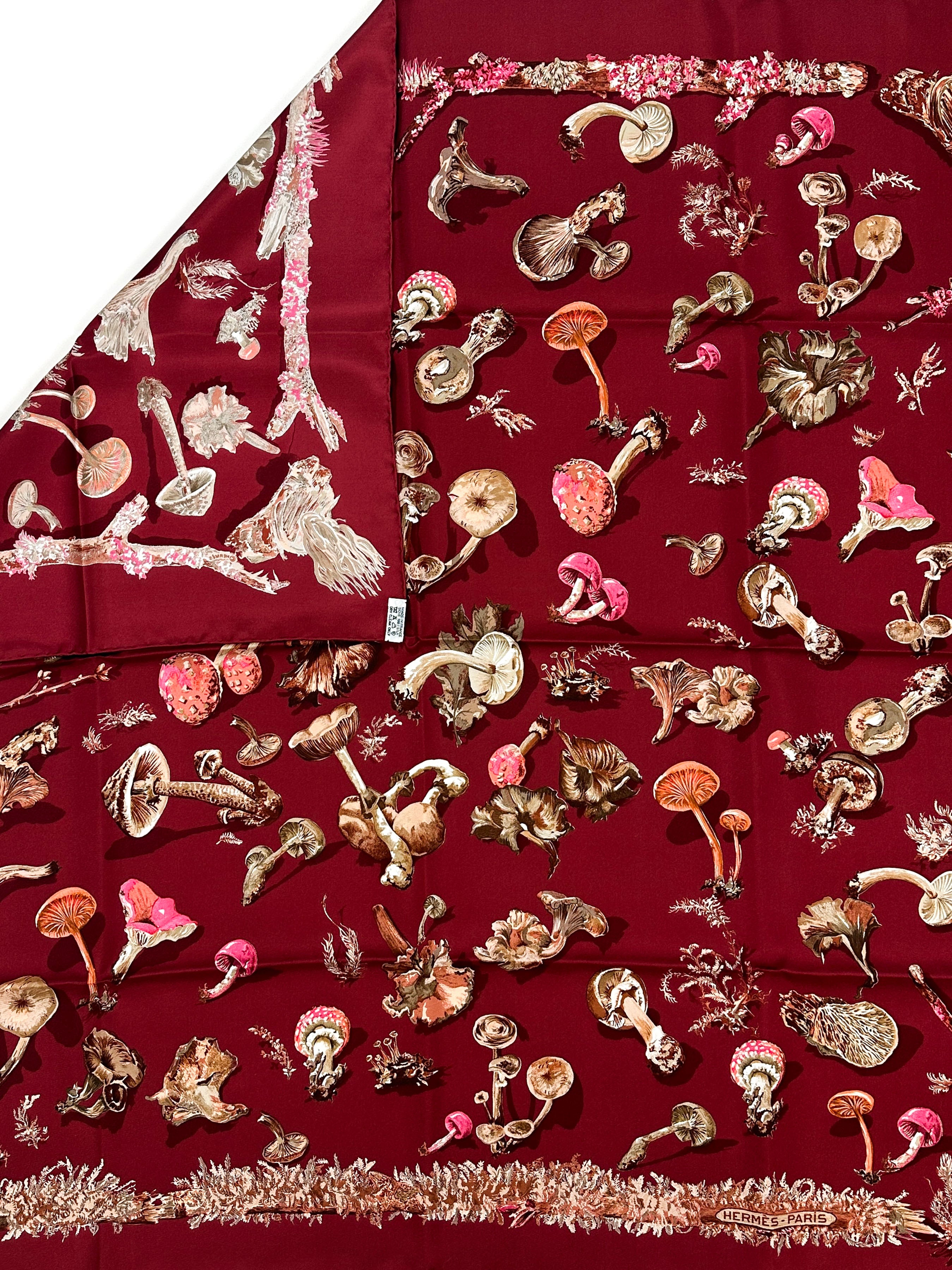 Hermès Champignons 90