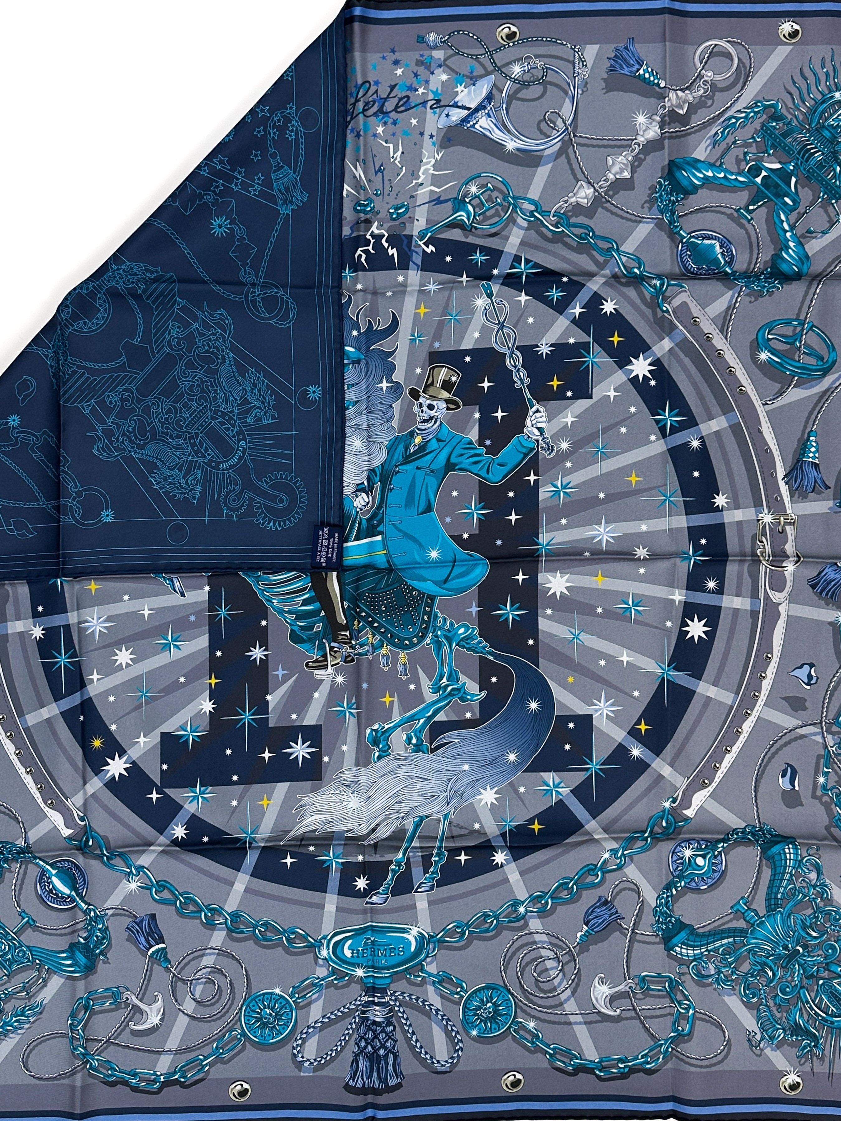 Hermès C'est La Fête Double Face 90