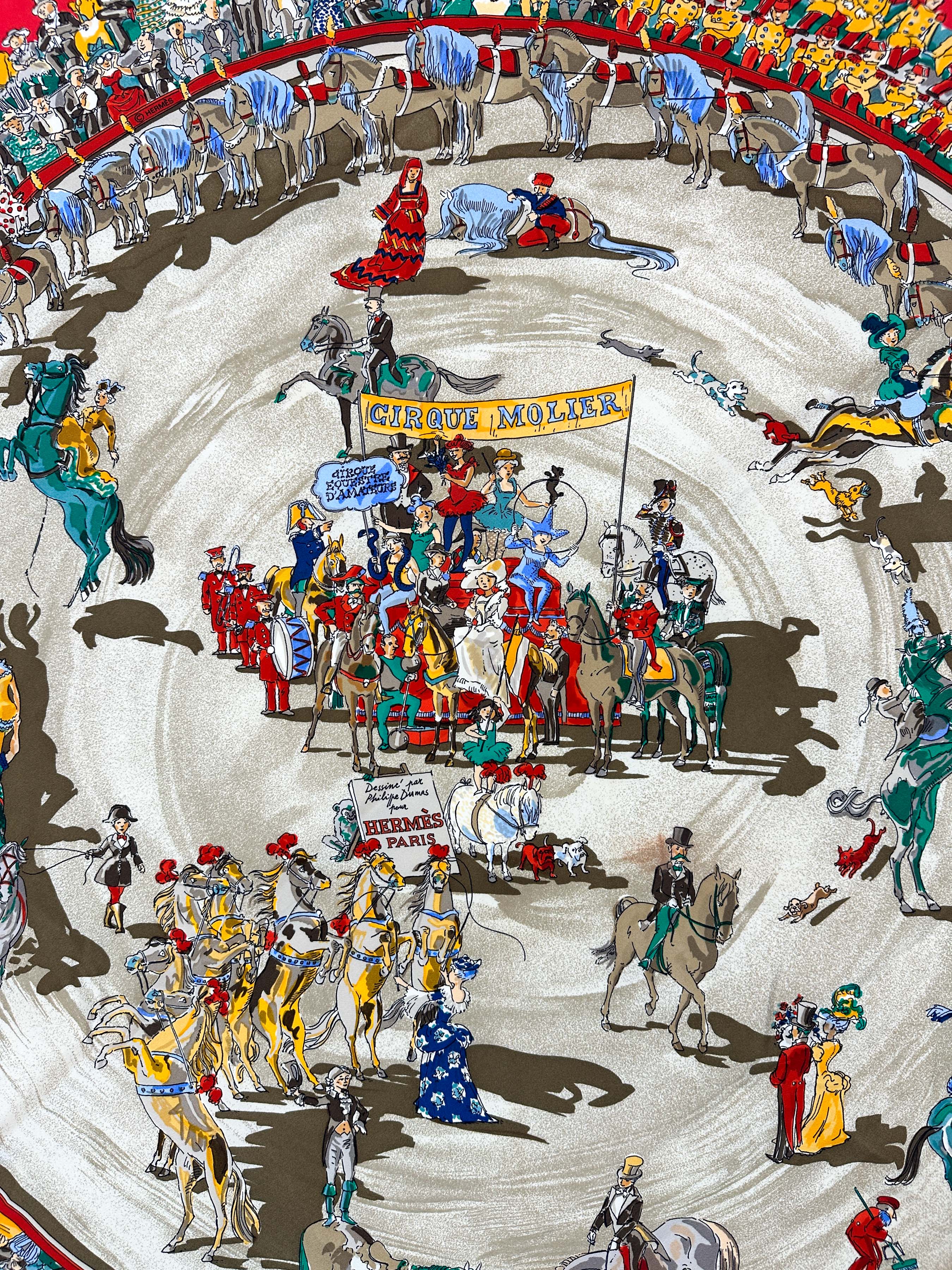 Hermès Le Cirque Molier 90