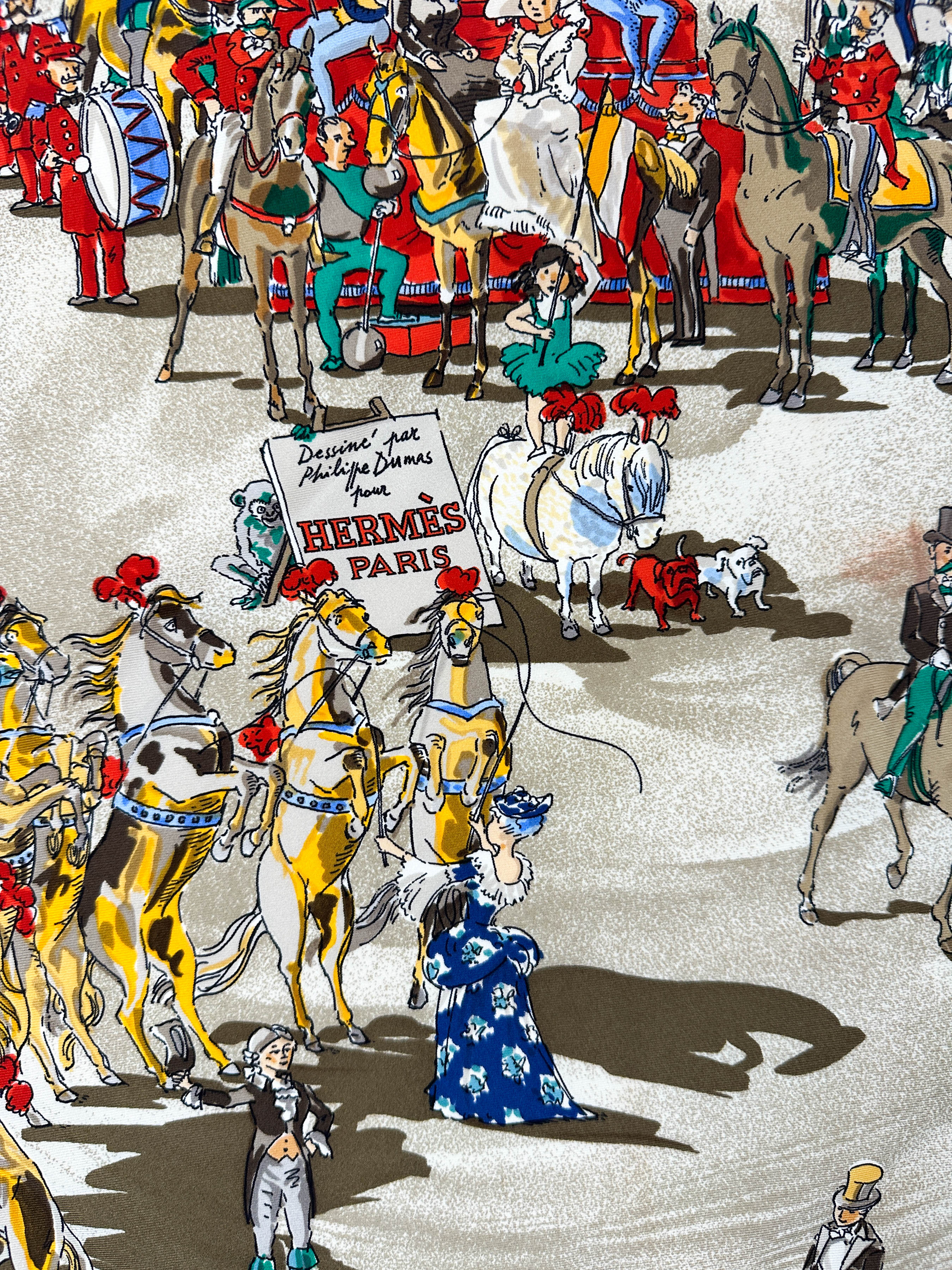 Hermès Le Cirque Molier 90
