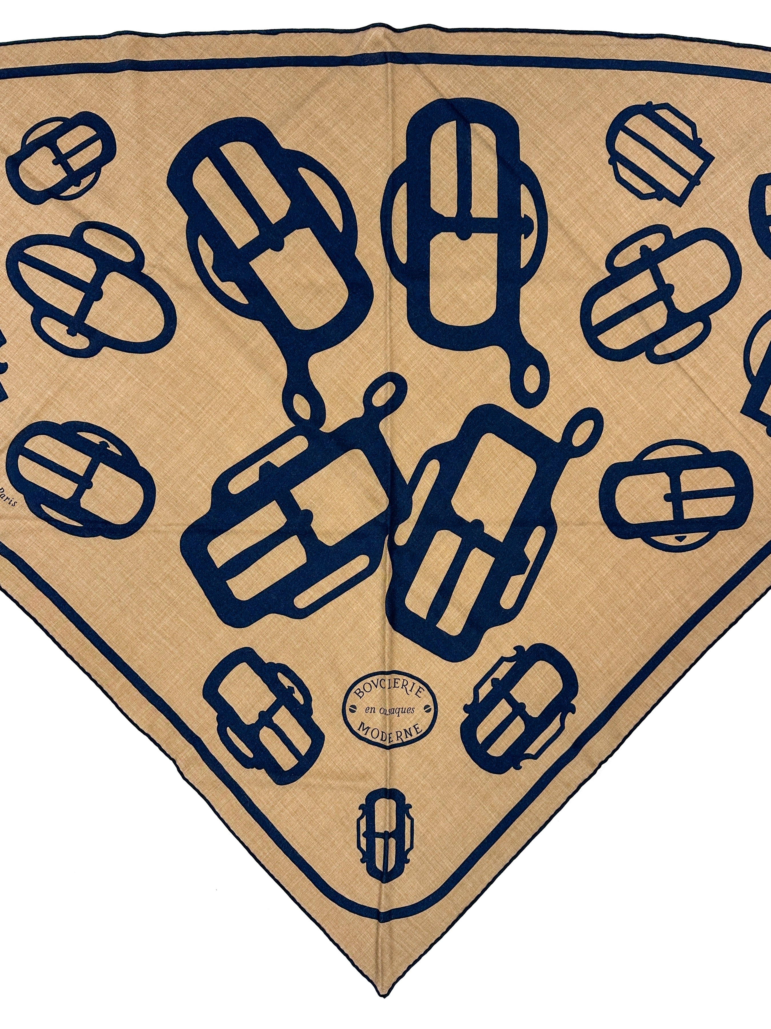 Hermès Bouclerie Moderne Cashmere Silk Giant Triangle
