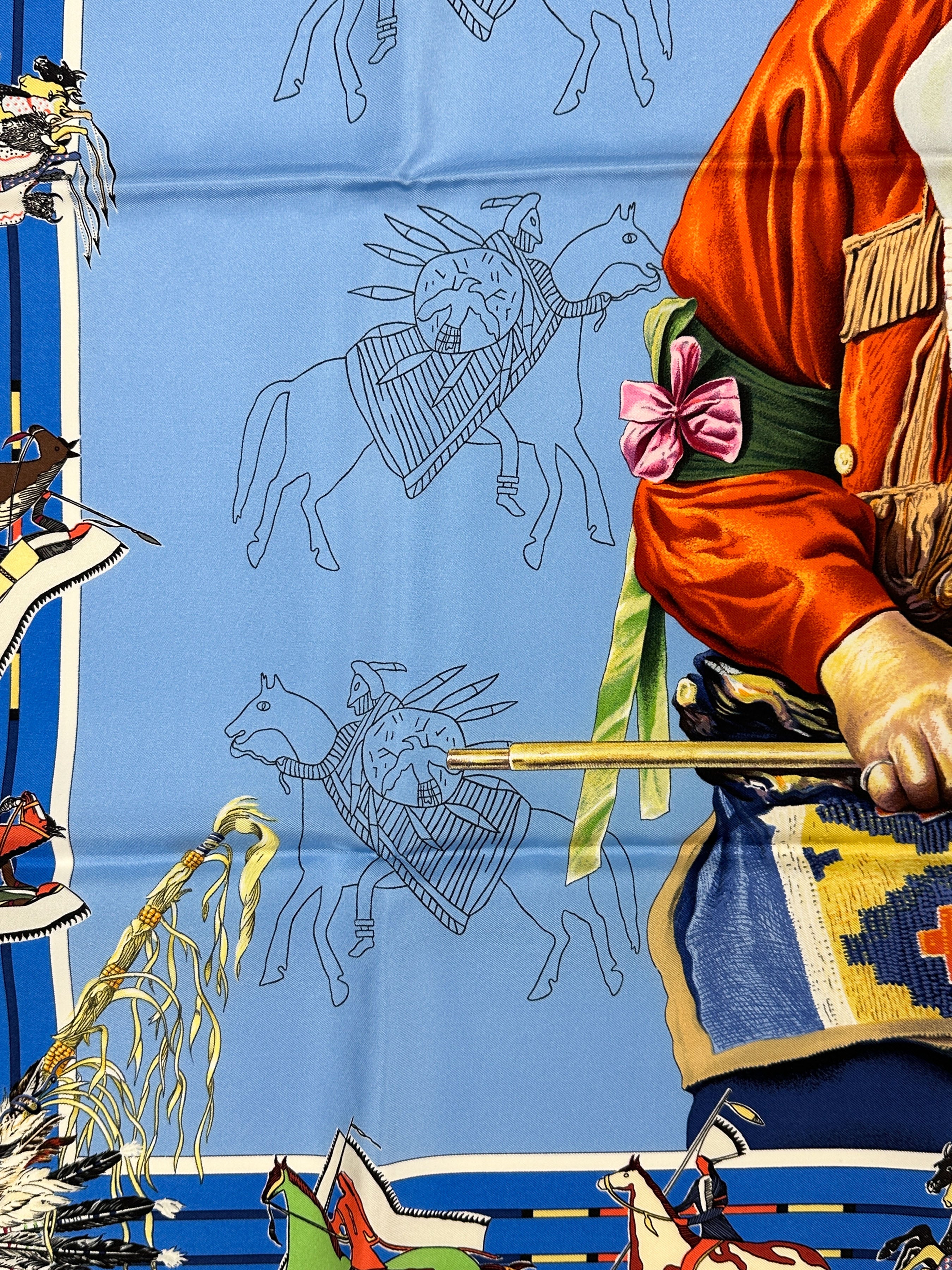 Hermès Pani La Shar Pawnee 90