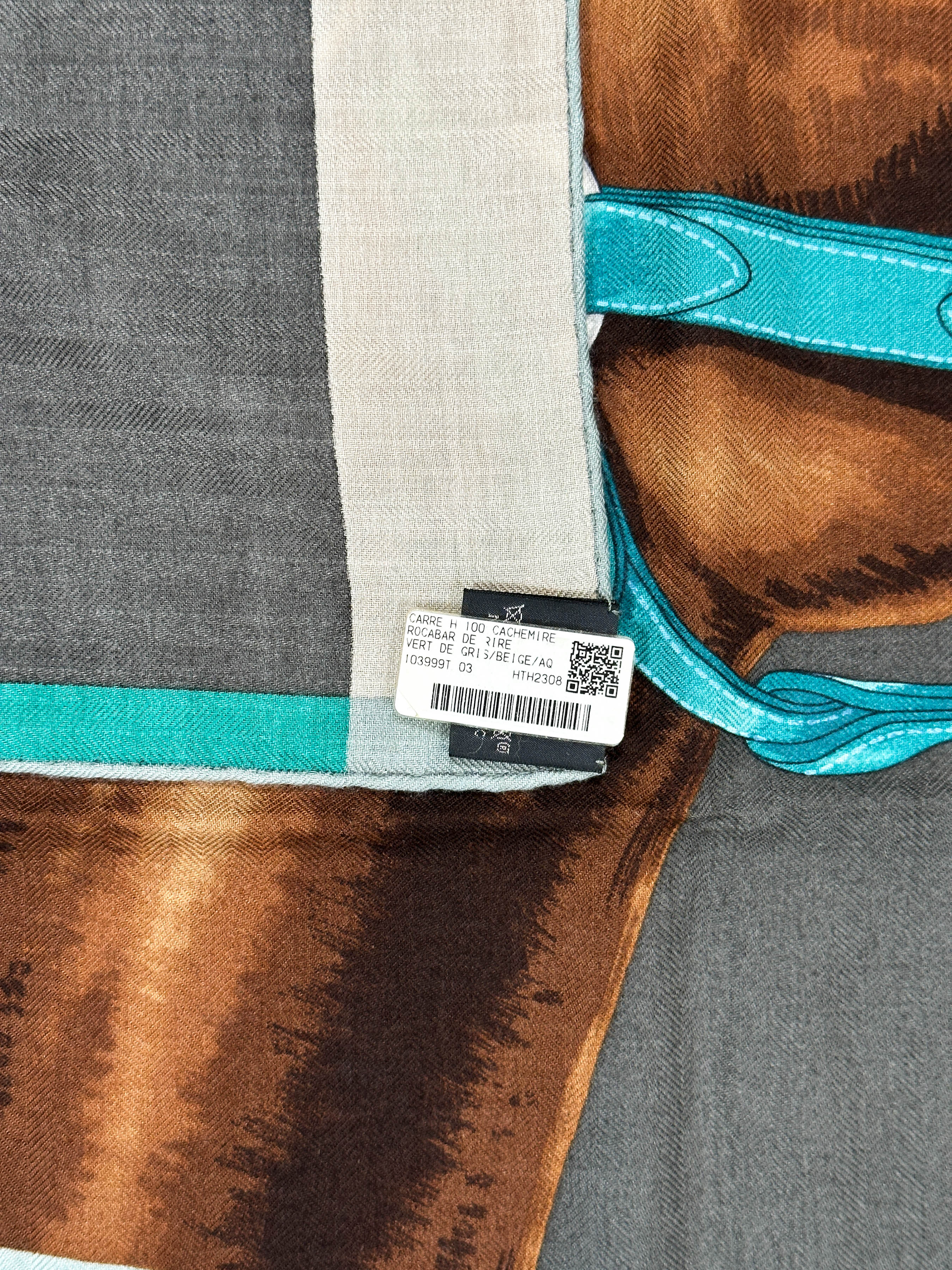 Hermès Rocabar de Rire Cashmere Silk 100