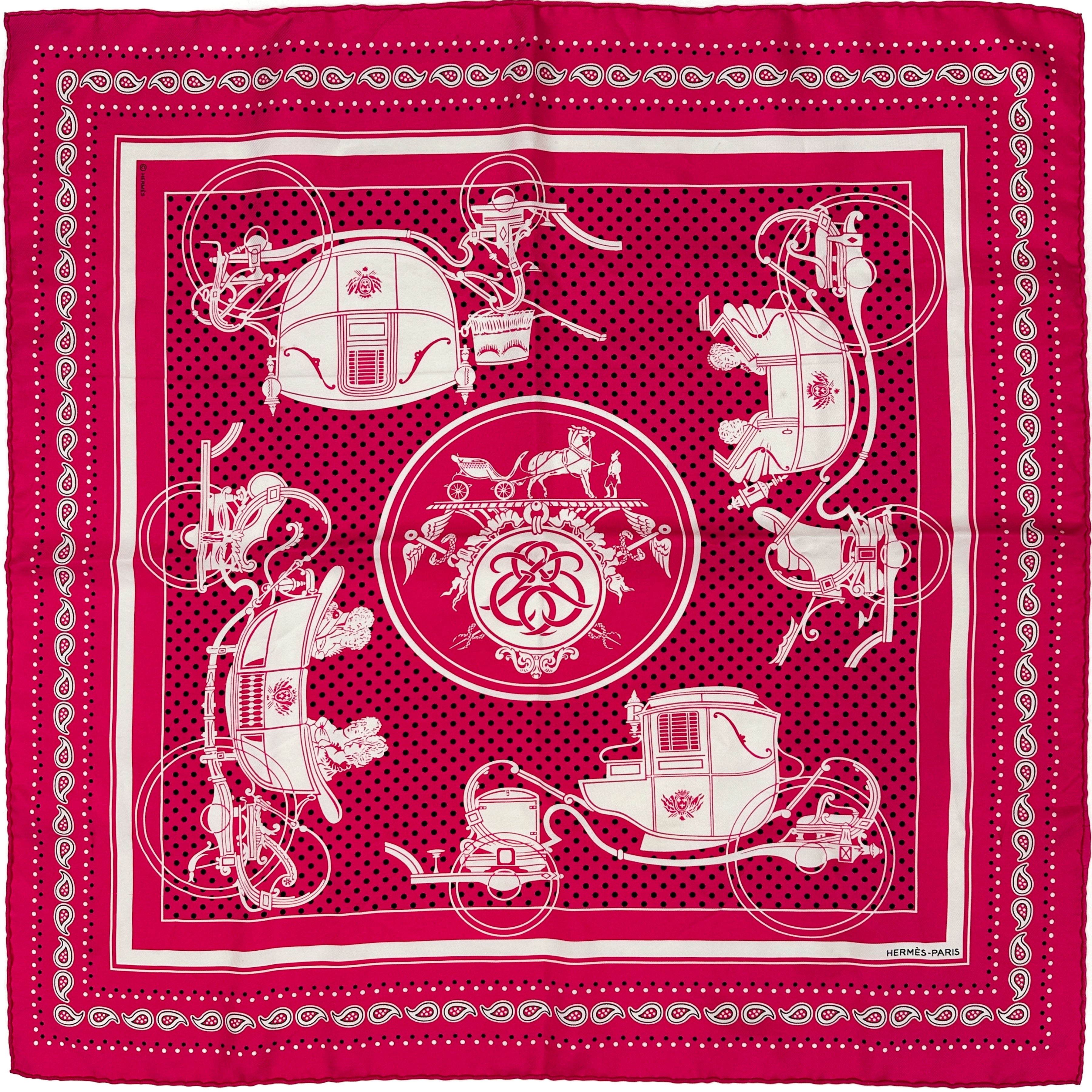 Hermès Ex-Libris Bandana 55