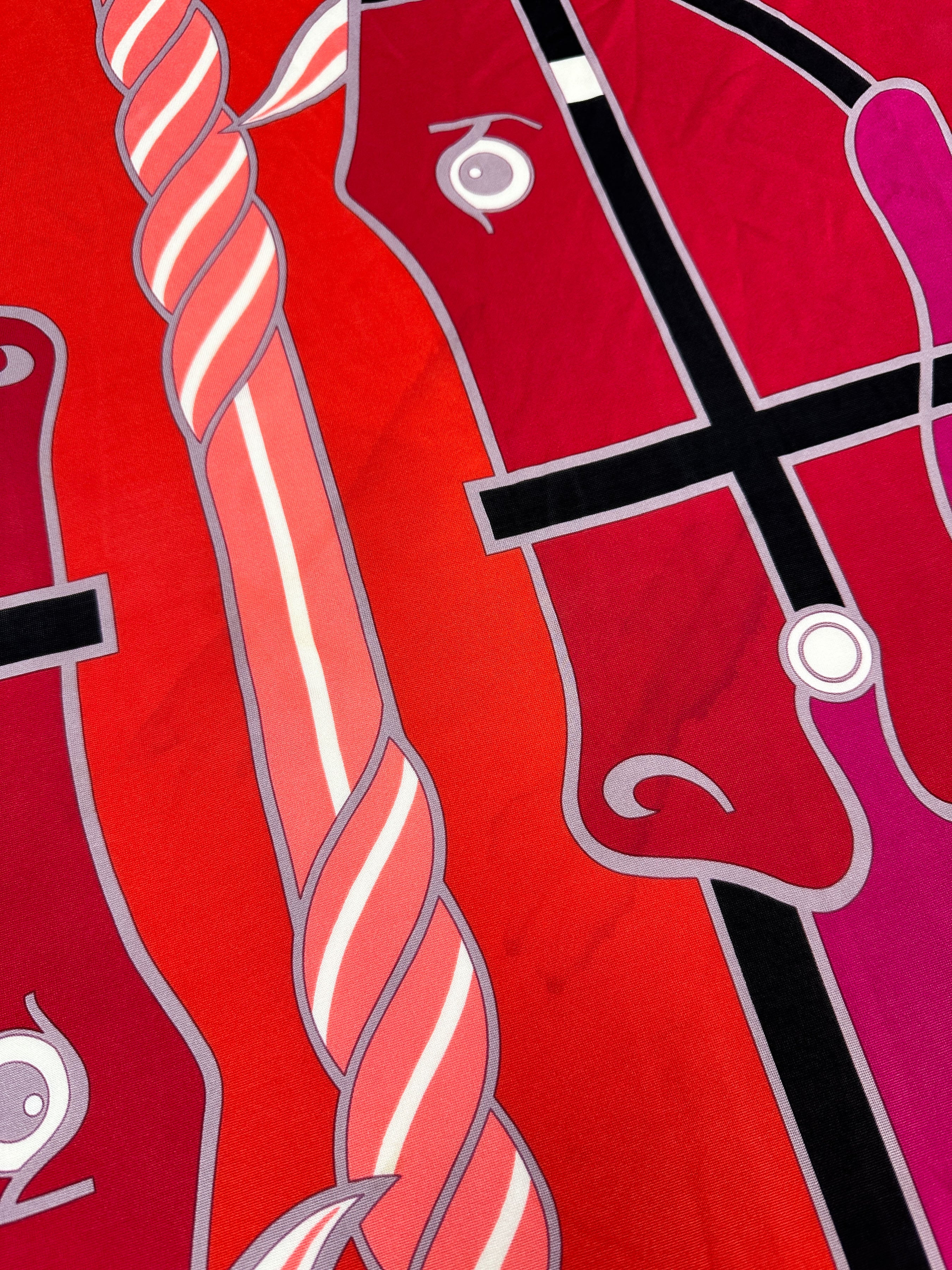 Hermès Quadrige Silk Jersey 90
