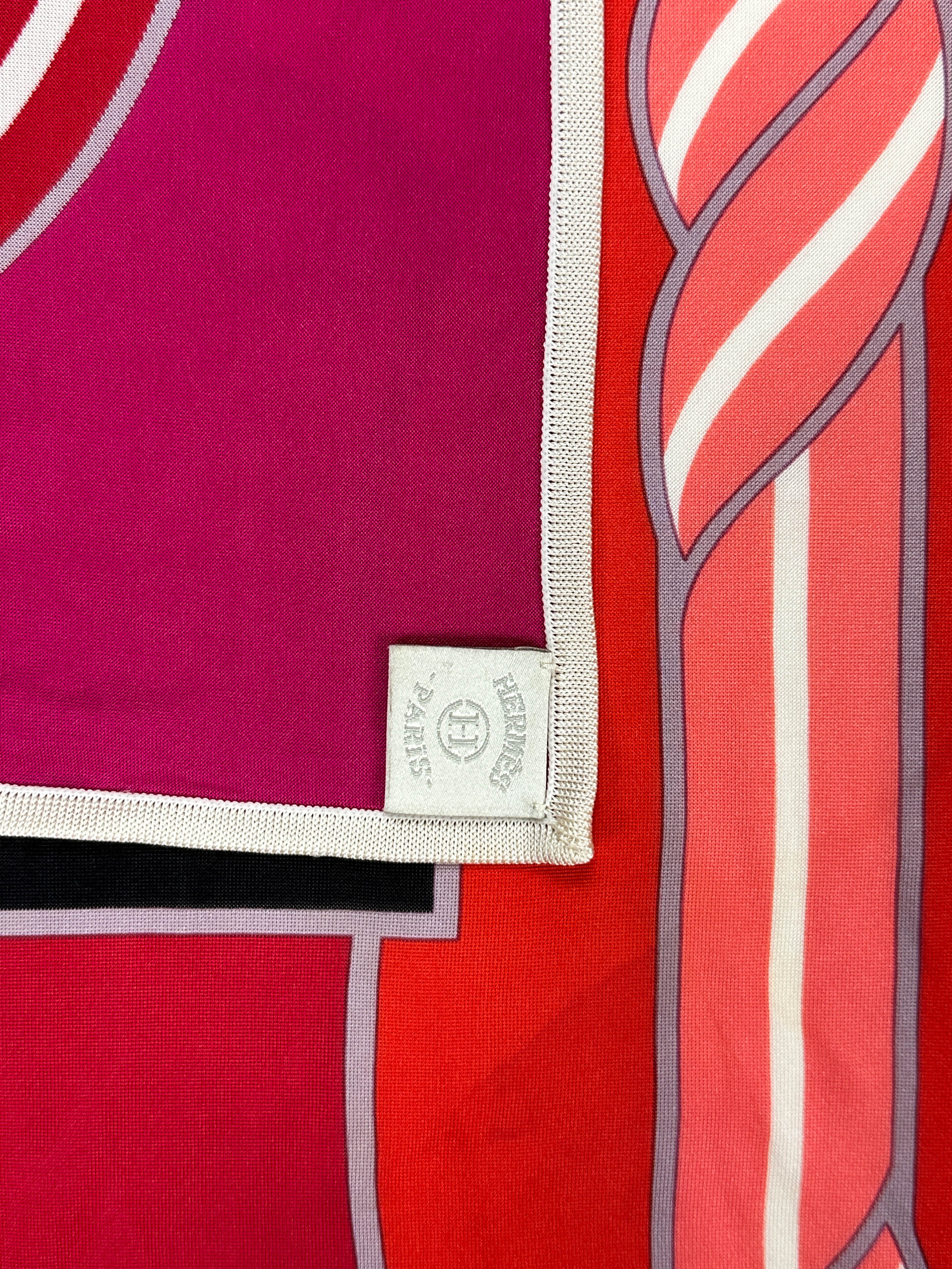 【レア品】HERMES エルメス　シルク・ジャージー90 QUADRIGE Hermès Quadrige Silk Jersey 90