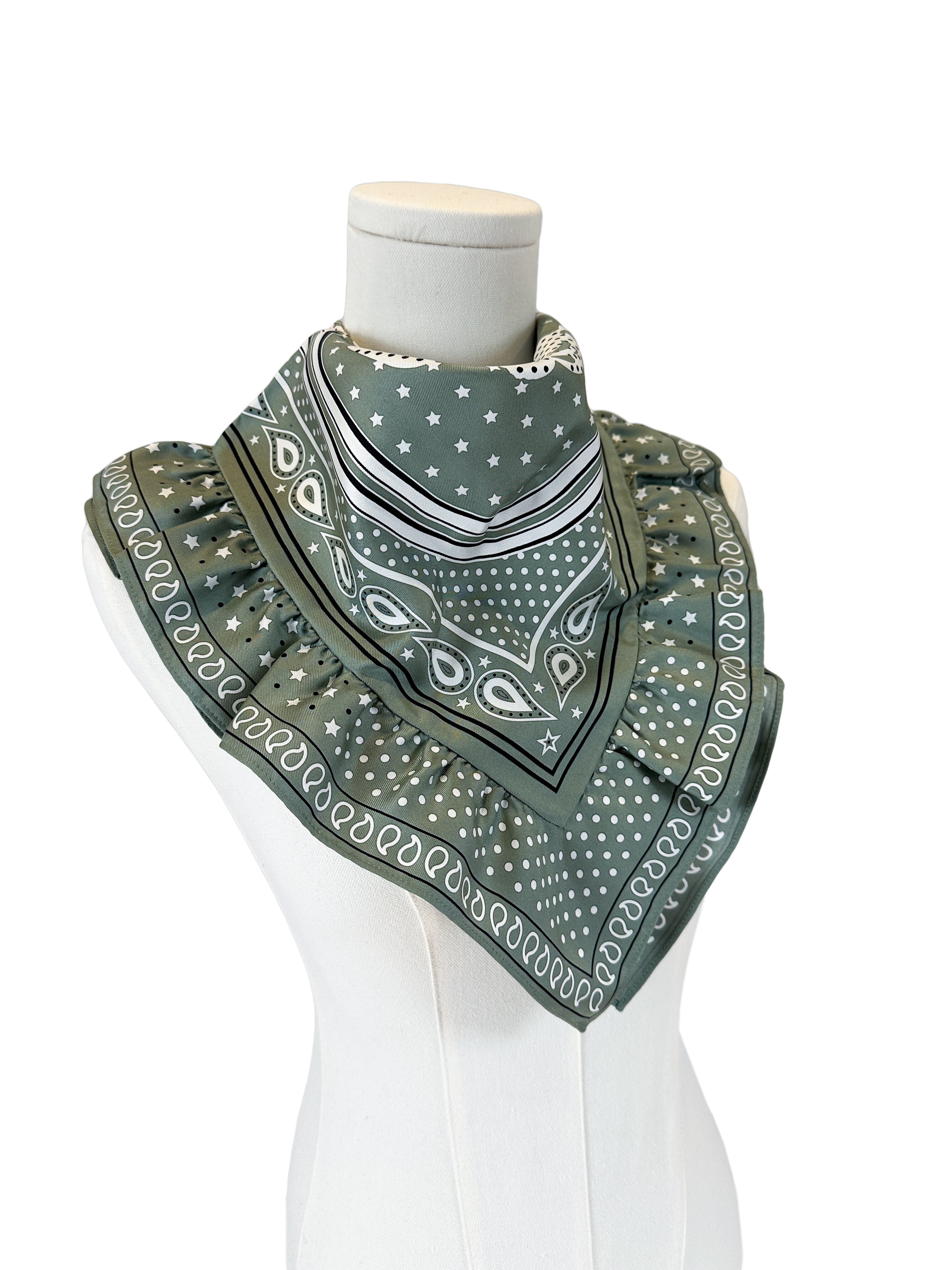 Hermès Brides de Gala Bandana a Pois 70