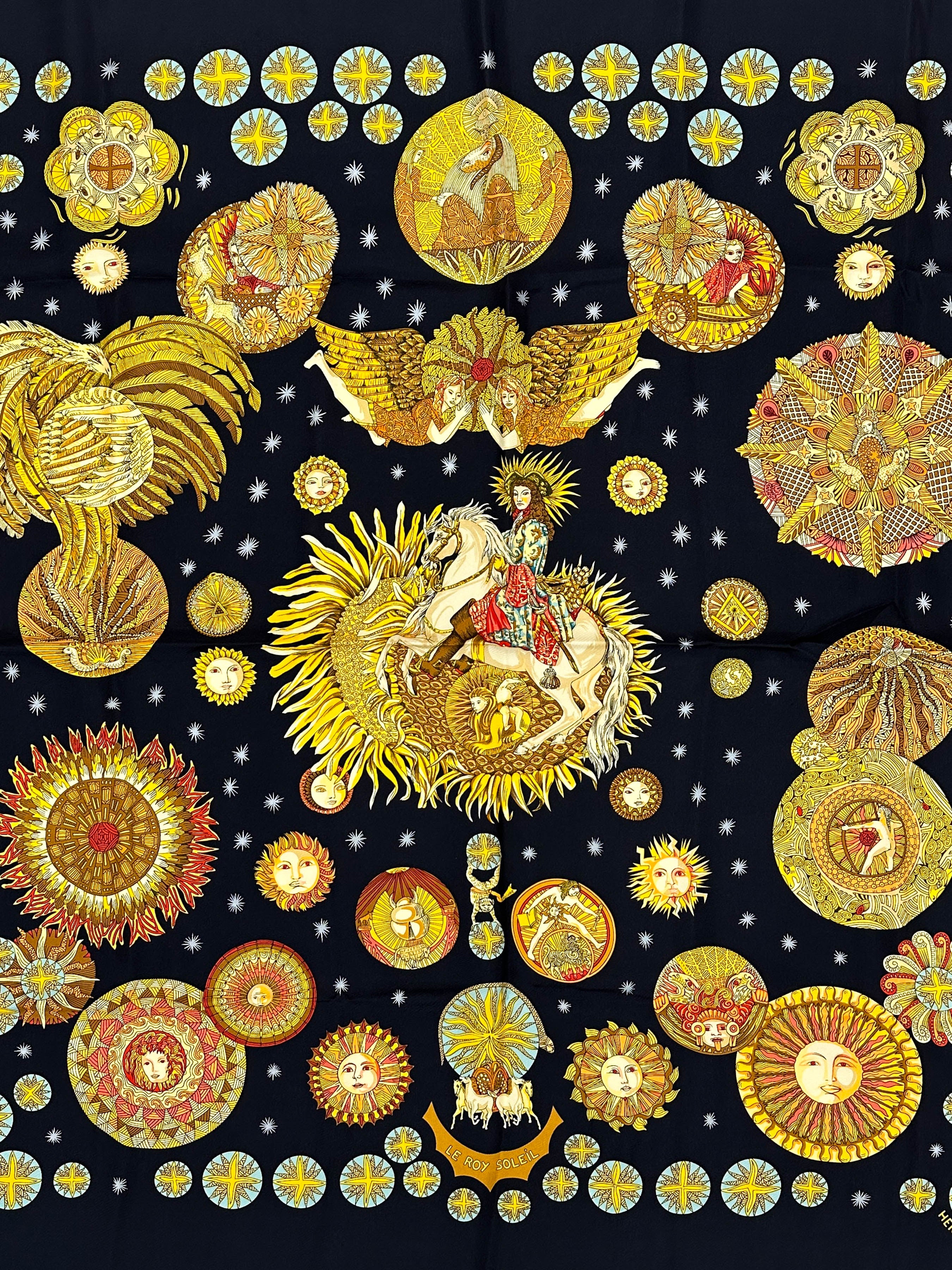 Hermès Le Roy Soleil 90