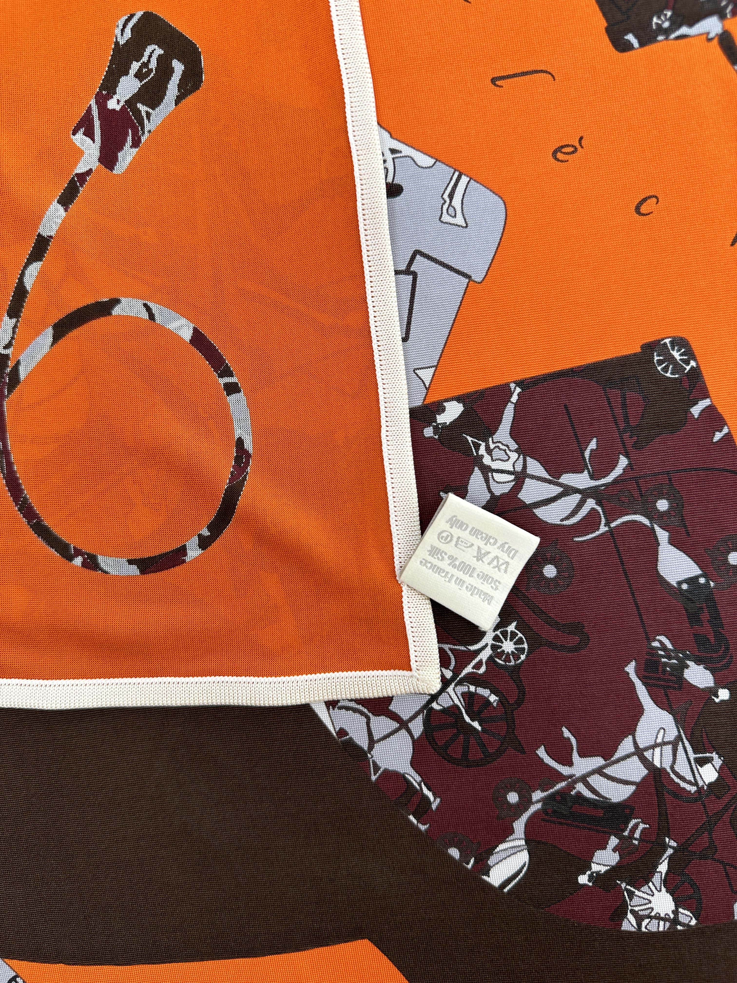 Hermès Kelly en Caleche Silk Jersey 90
