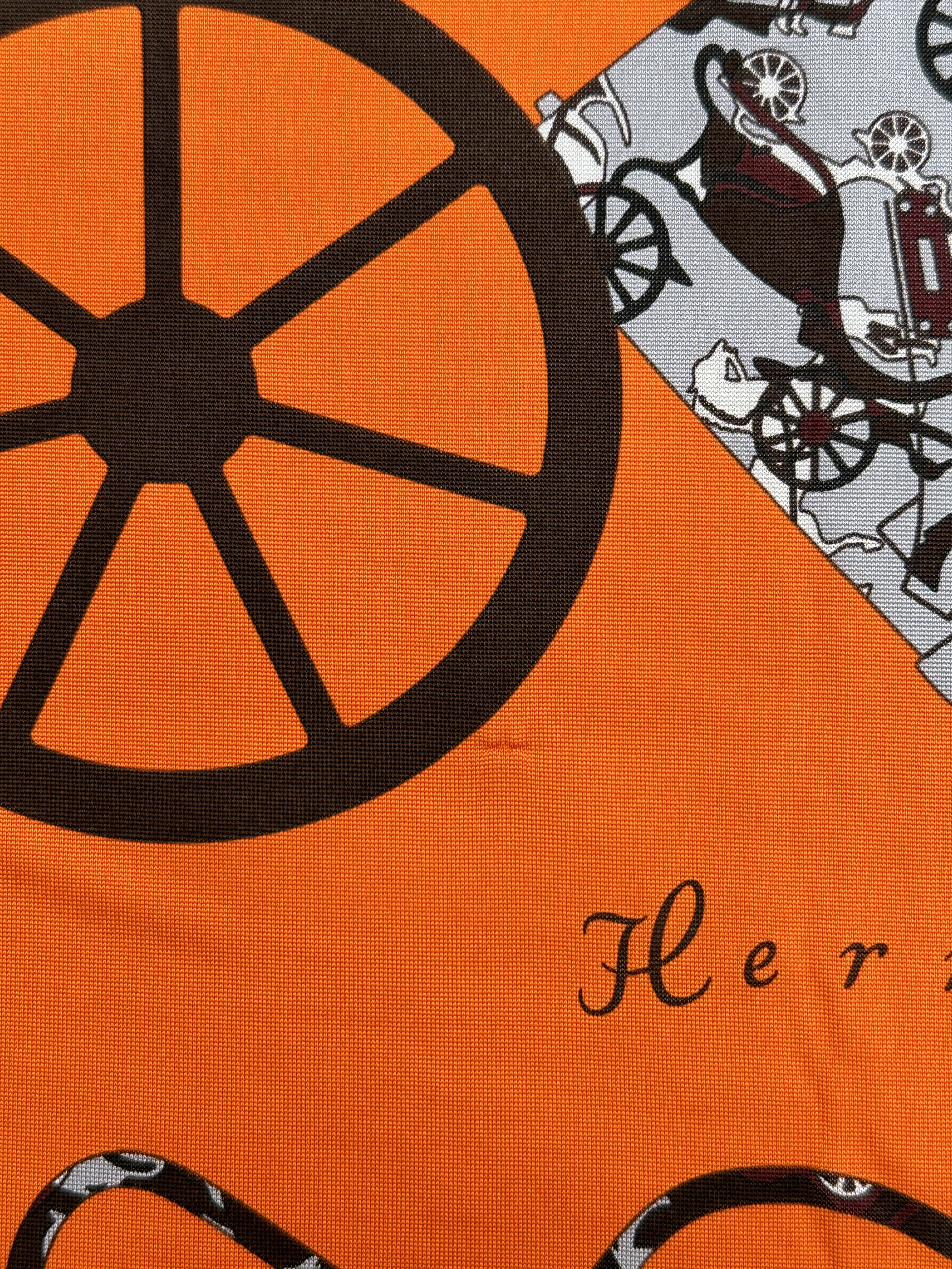 Hermès Kelly en Caleche Silk Jersey 90