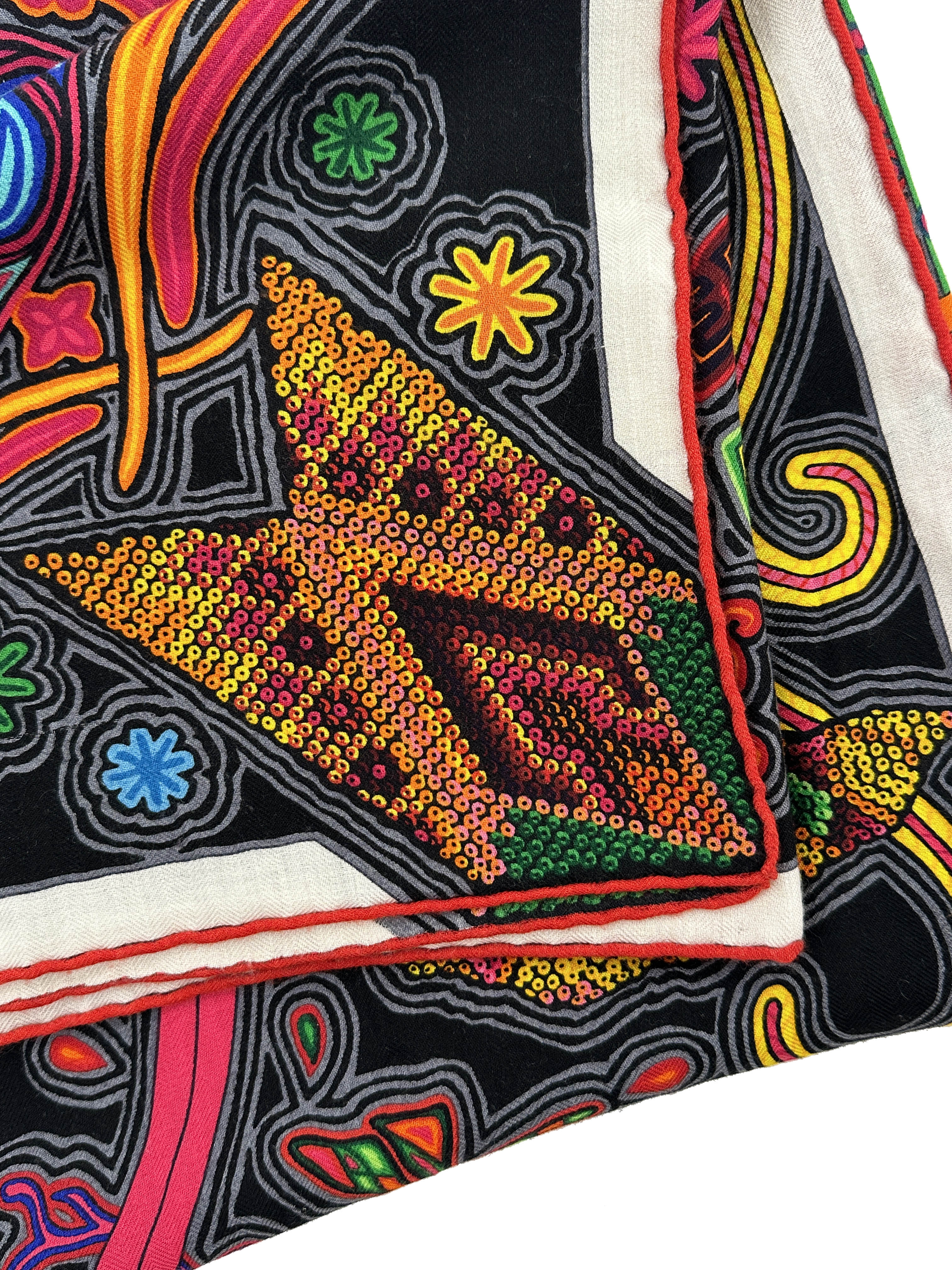 Hermès L'Arbre du Vent Cashmere Silk 140