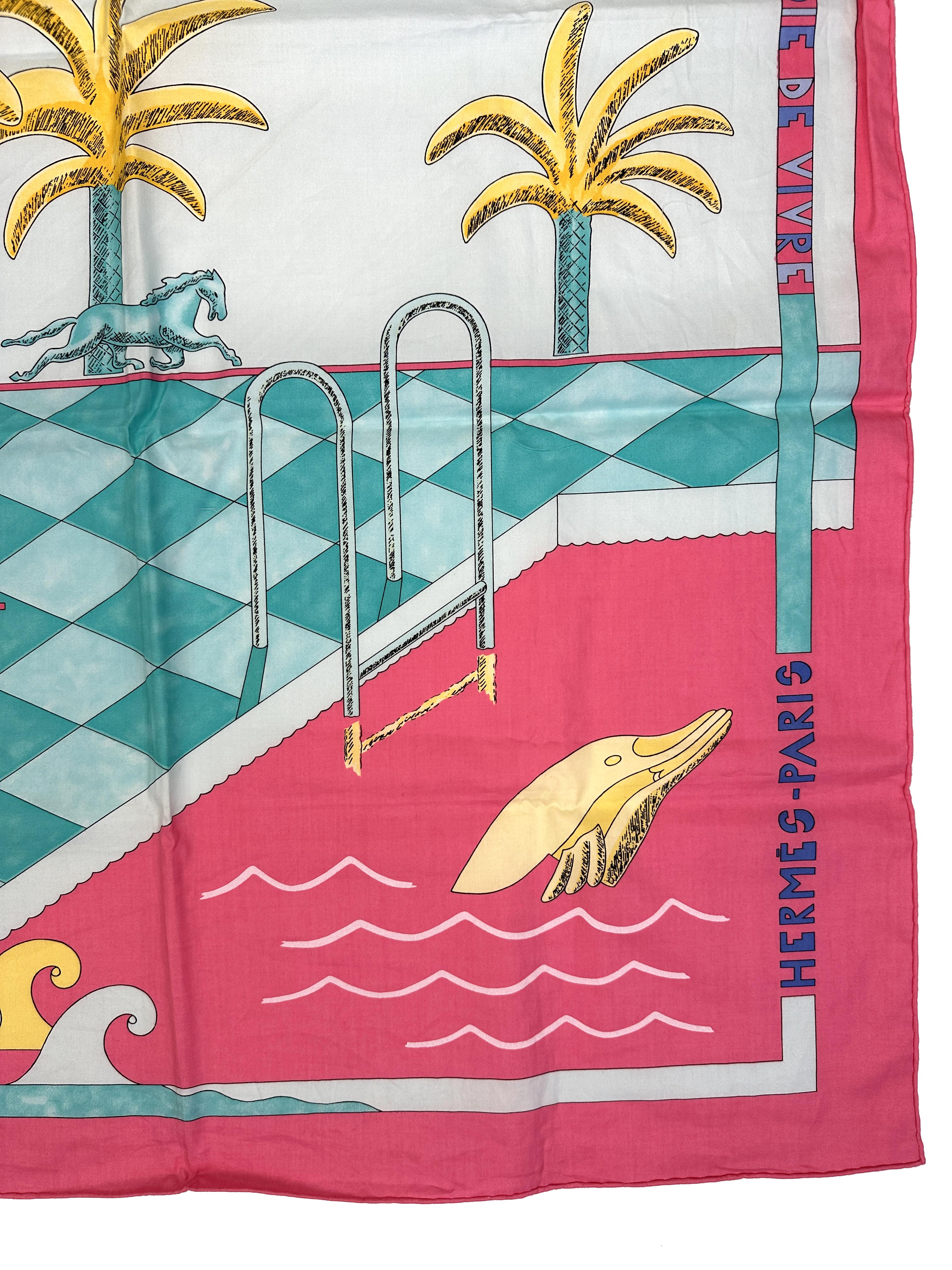 Hermès La Joie de Vivre Cotton 70