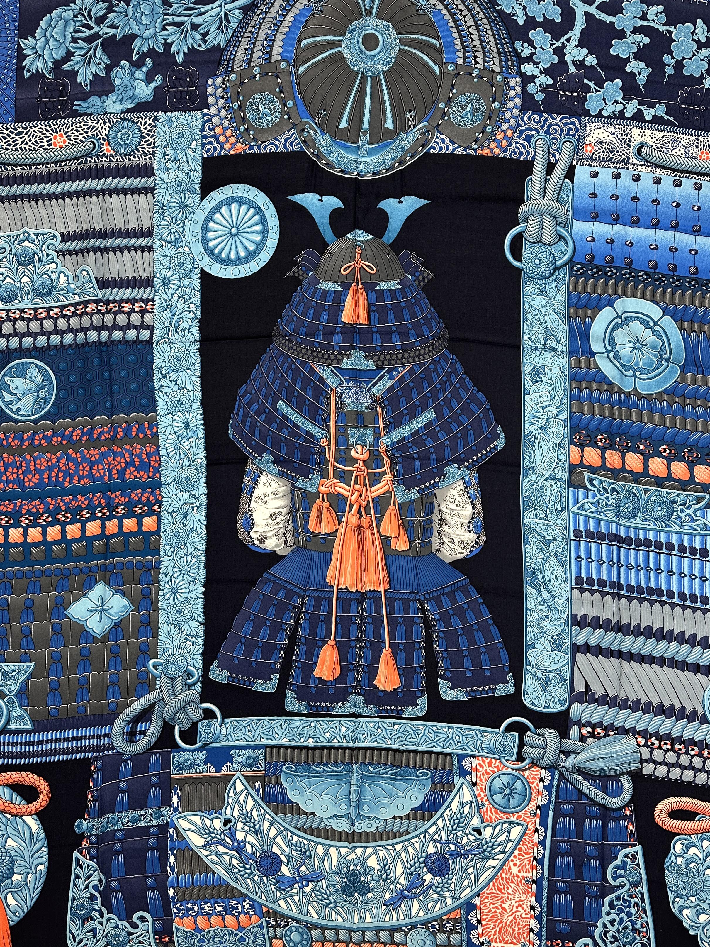 Hermès Parures de Samourais Cashmere Silk 140