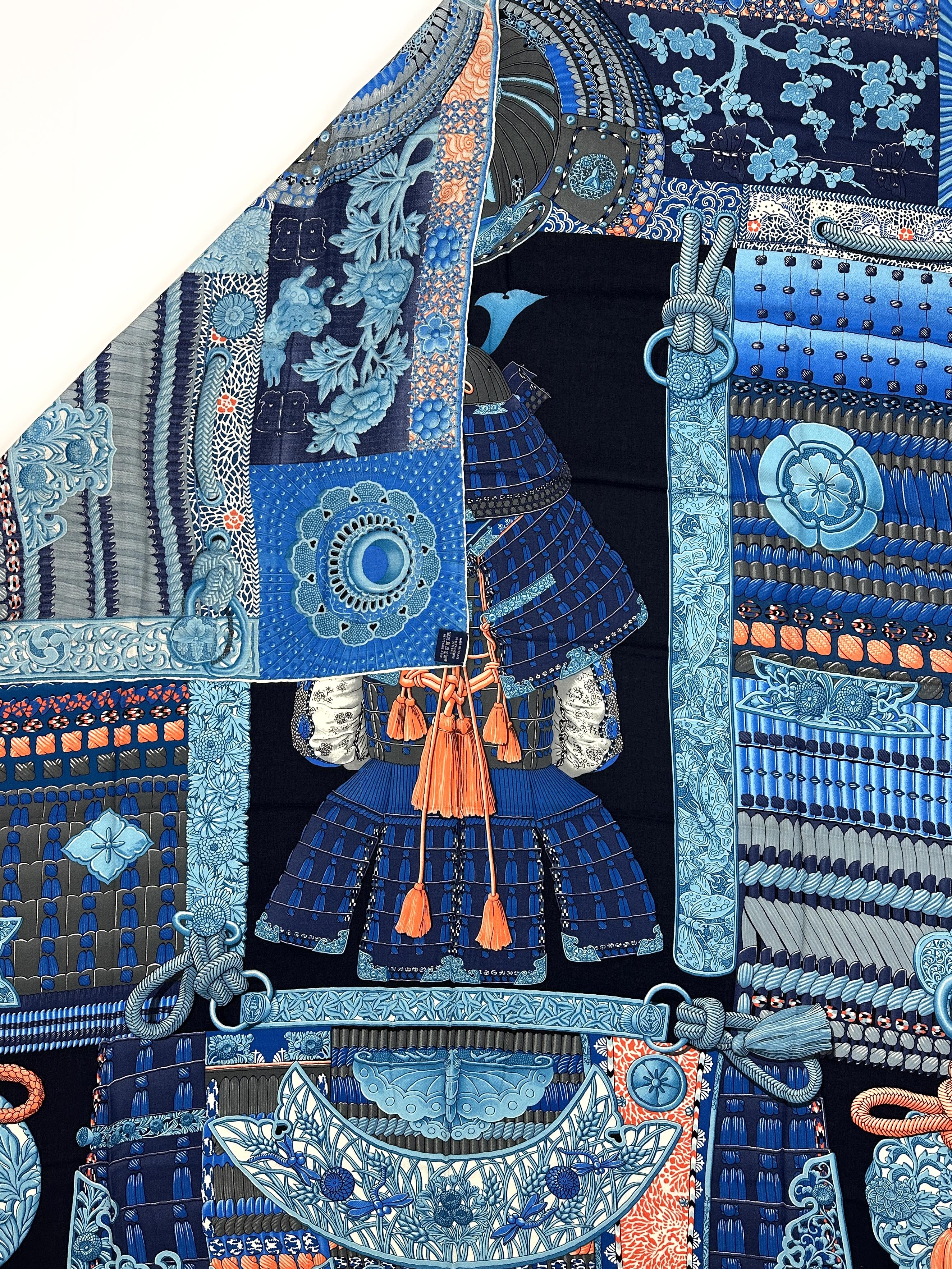 Hermès Parures de Samourais Cashmere Silk 140