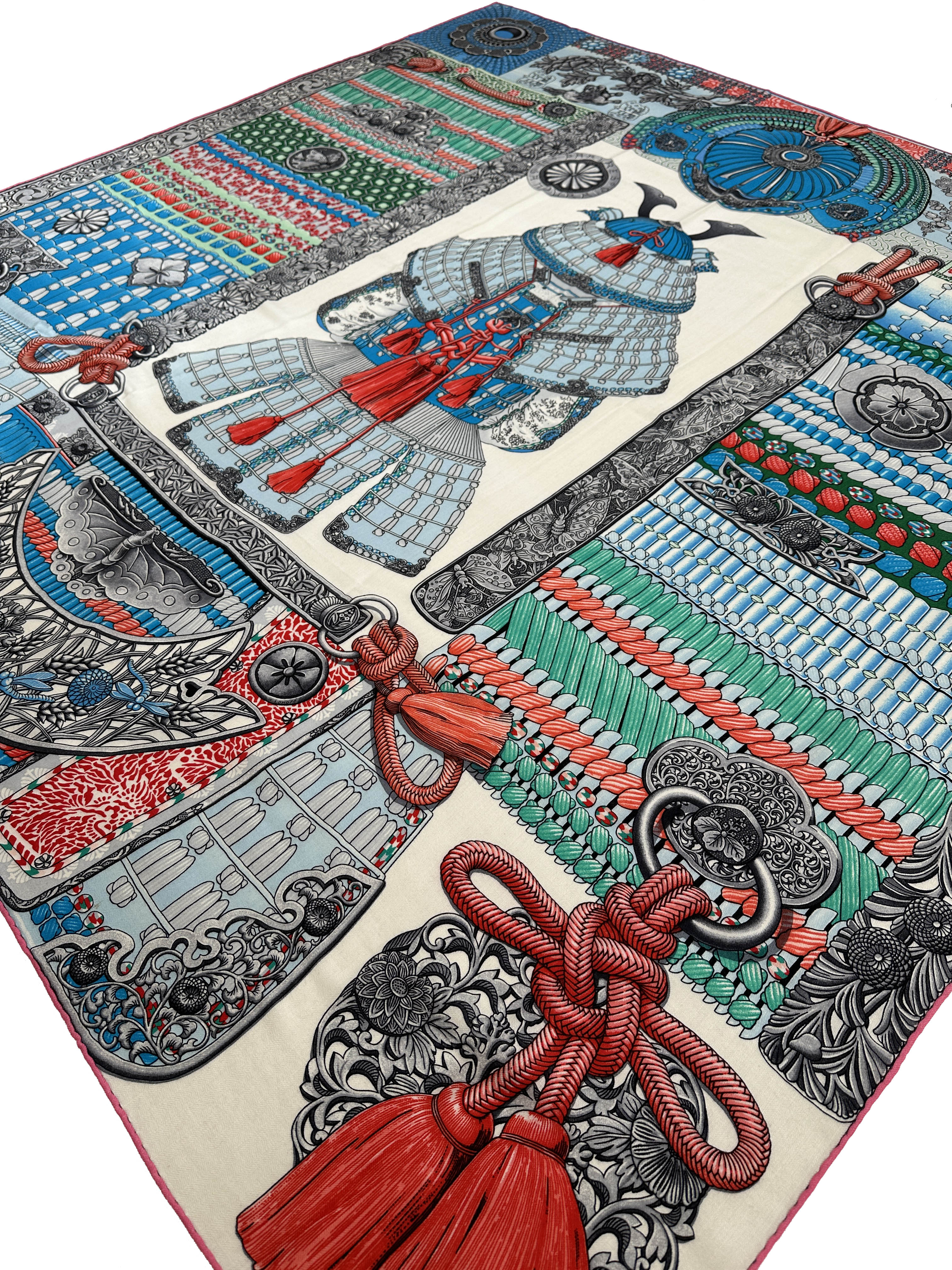 Hermès Parures de Samourais Cashmere Silk 140