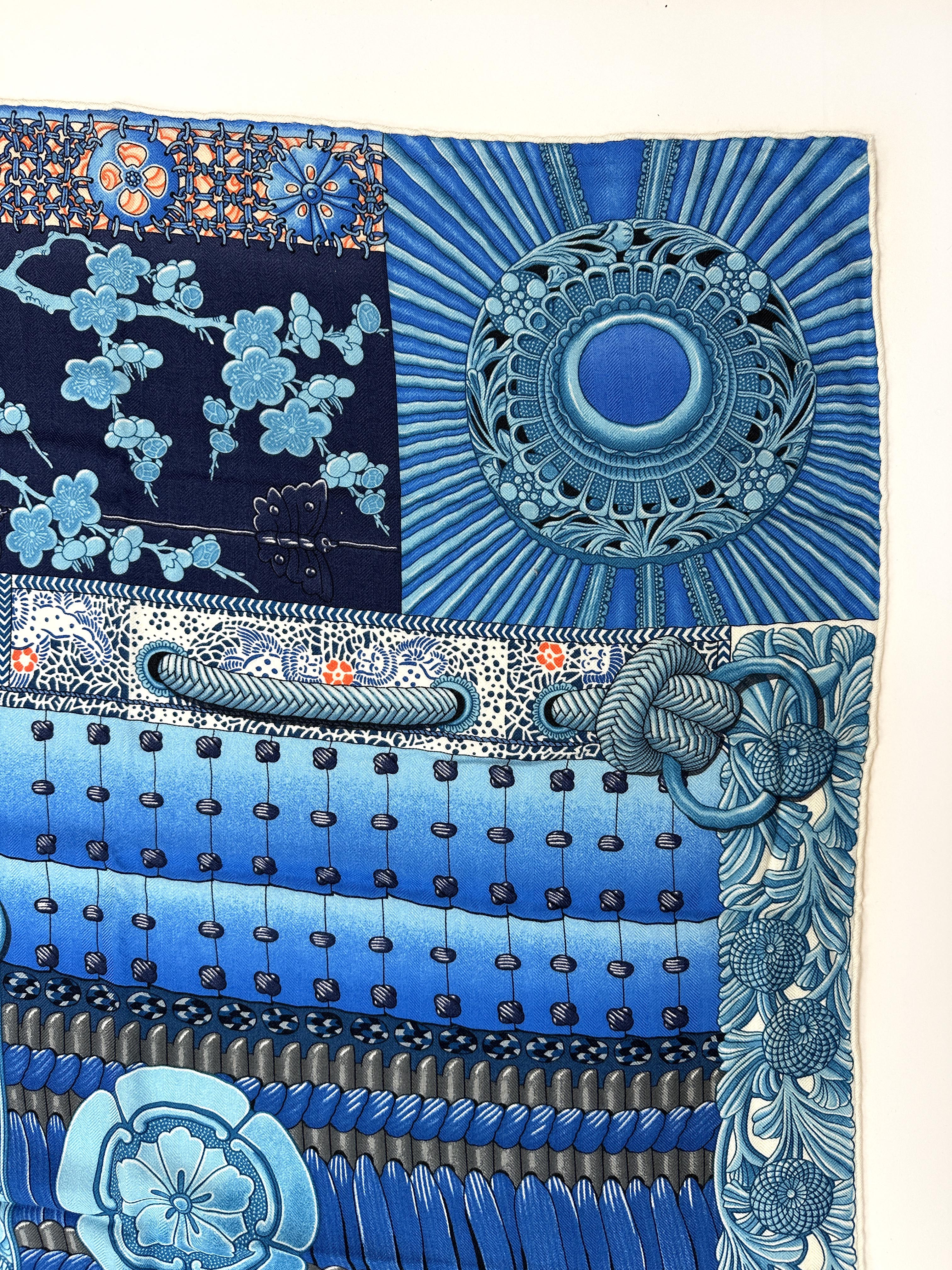 Hermès Parures de Samourais Cashmere Silk 140