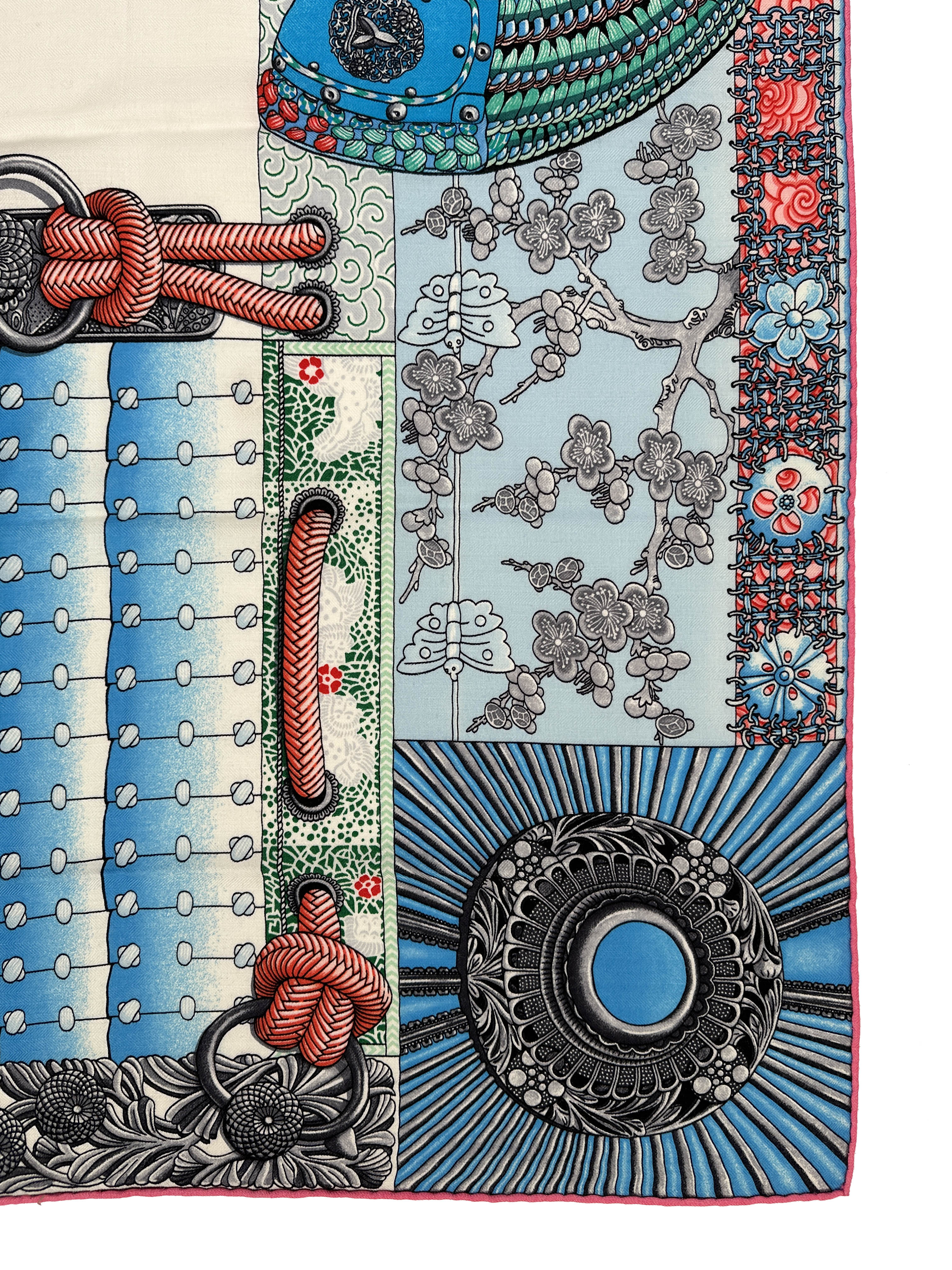 Hermès Parures de Samourais Cashmere Silk 140