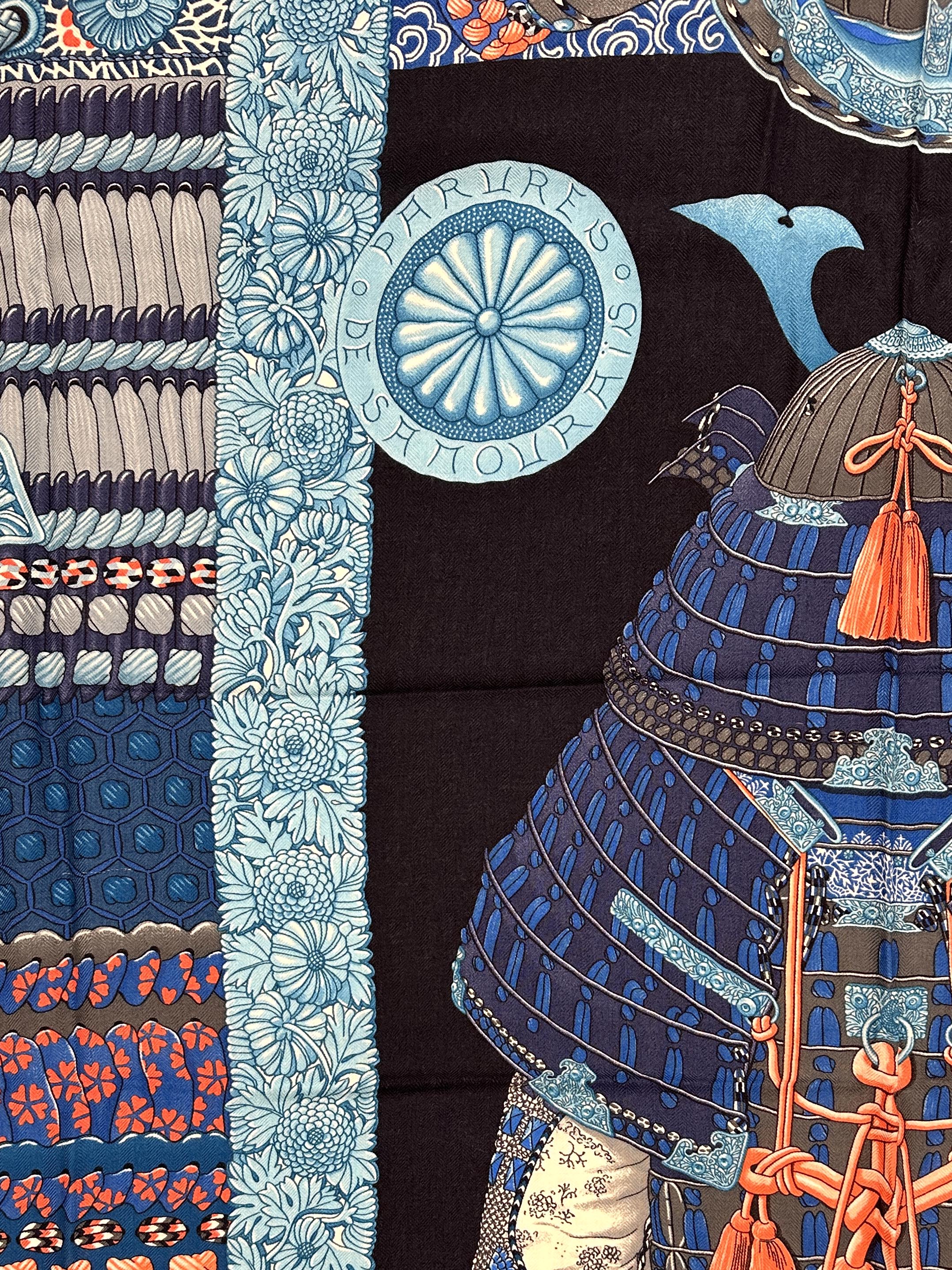 Hermès Parures de Samourais Cashmere Silk 140