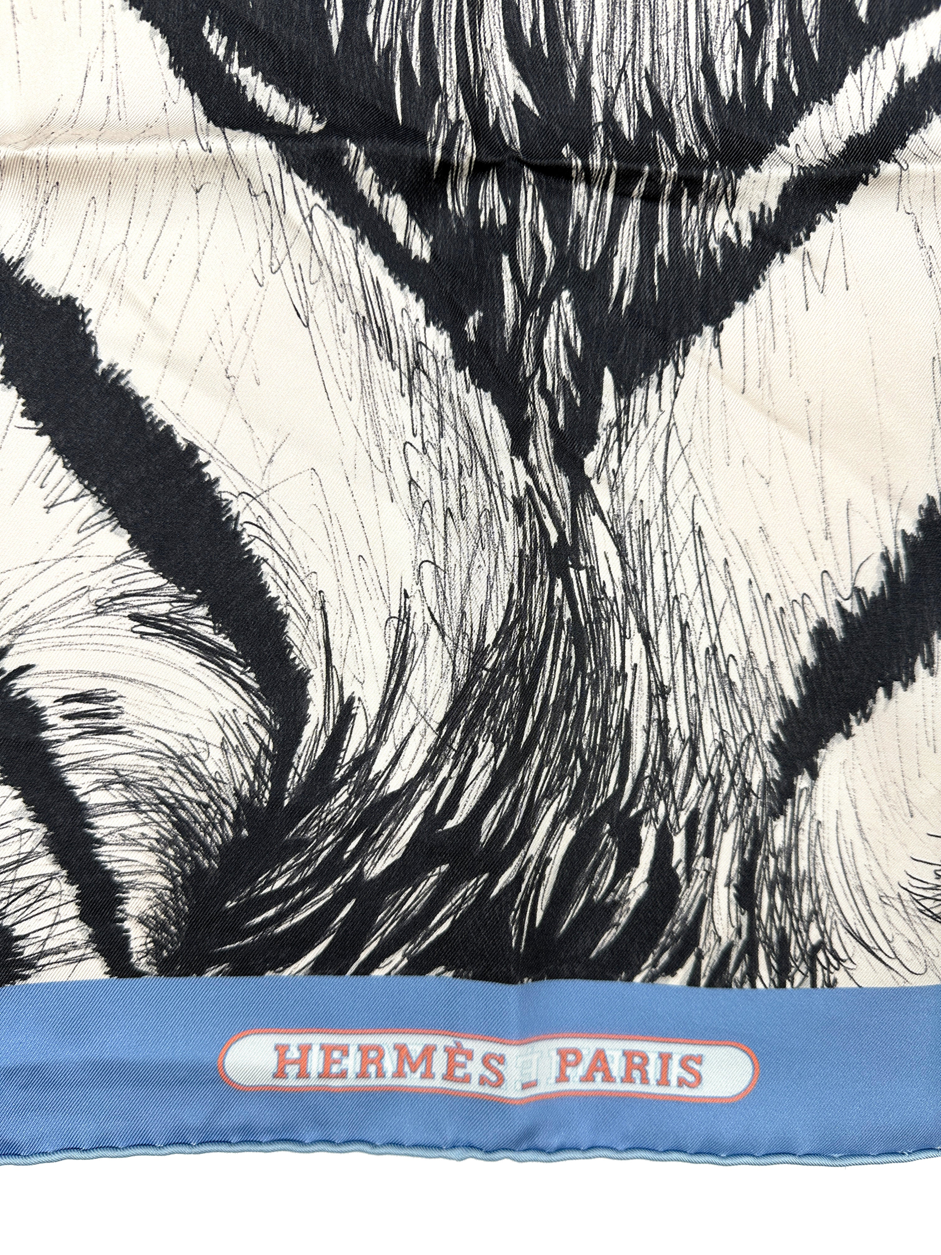 Hermès Tigre Royal Double Face 90