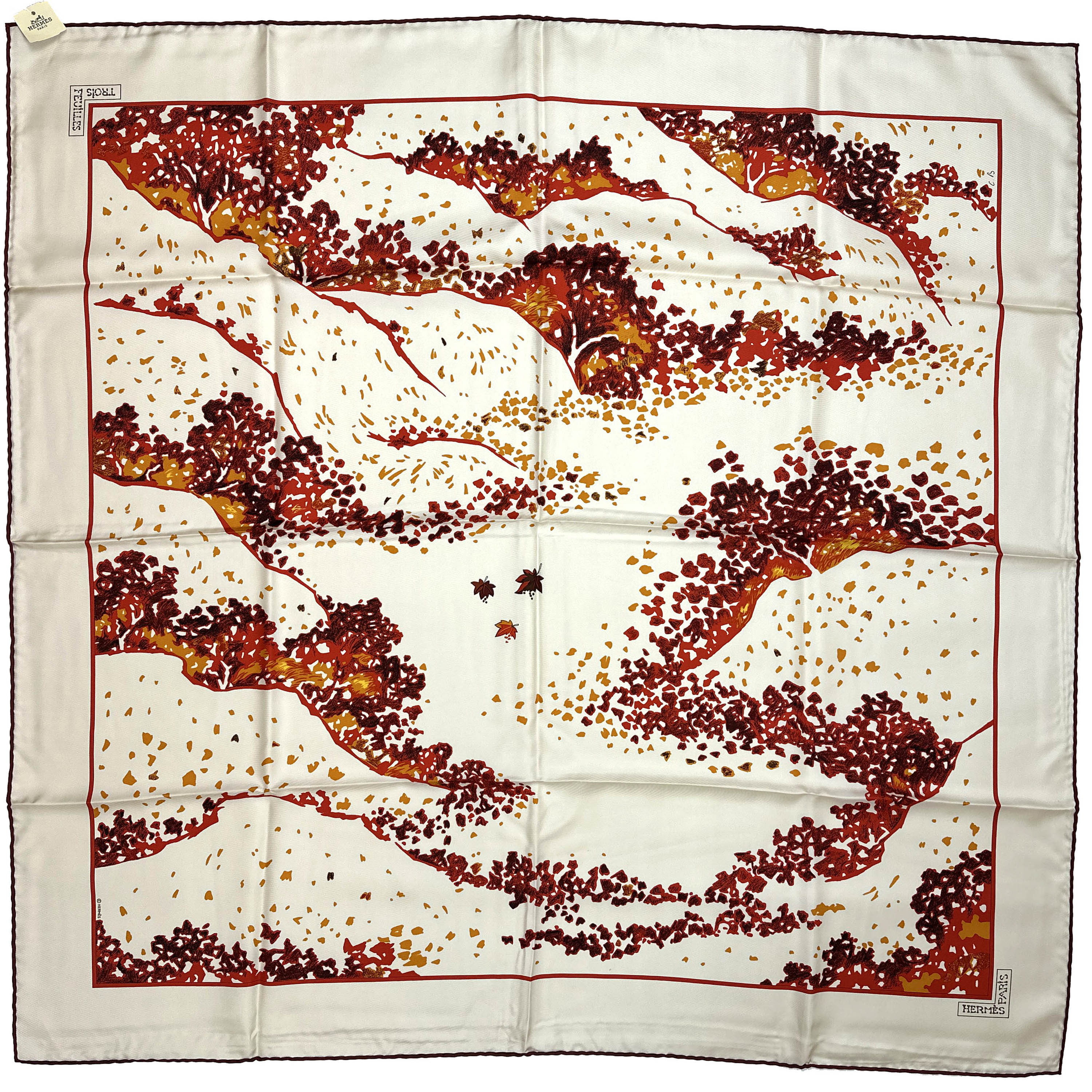 Hermès Trois Feuilles 90