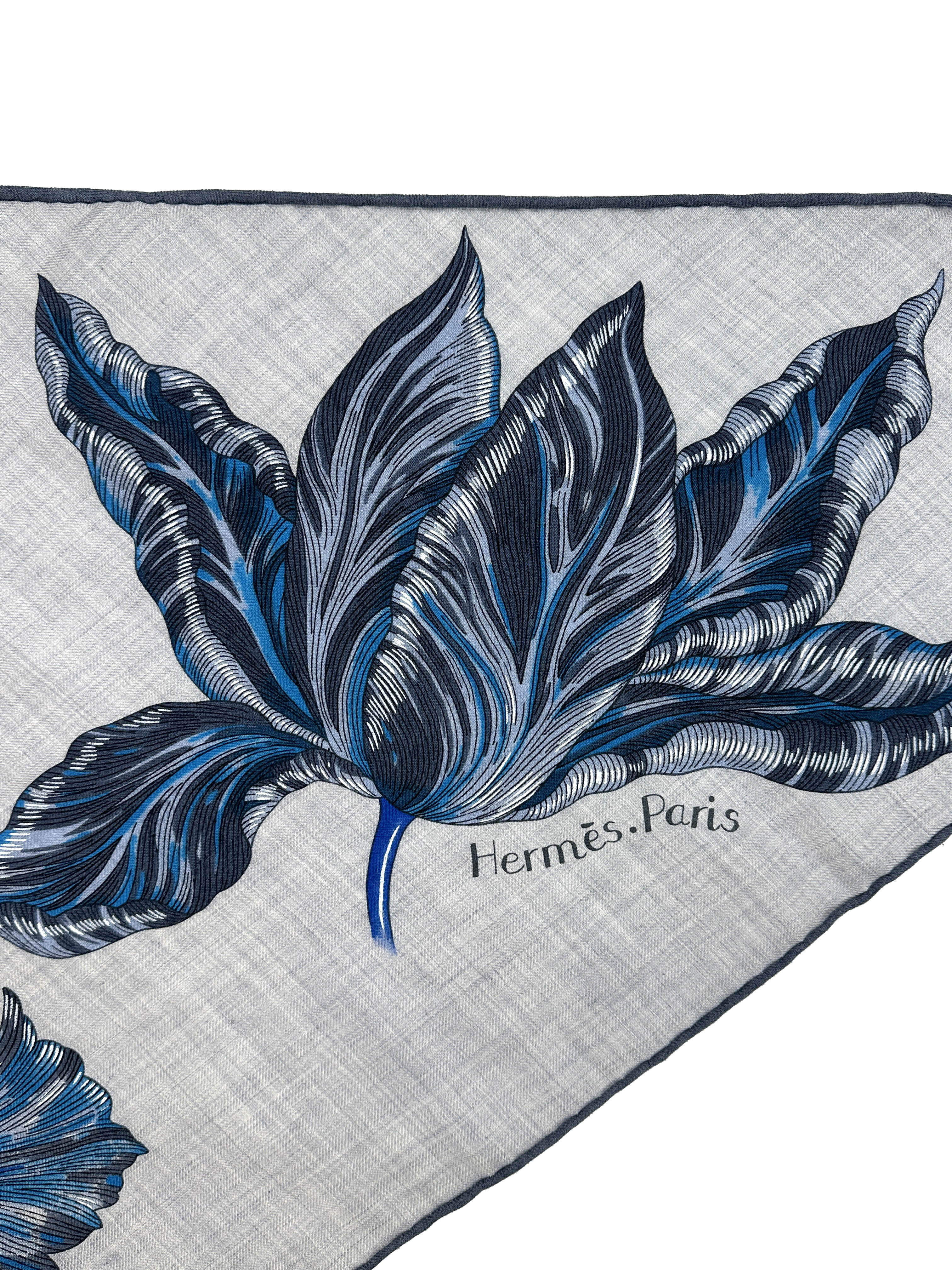 Hermès Tulipomaine Cashmere Silk Giant Triangle