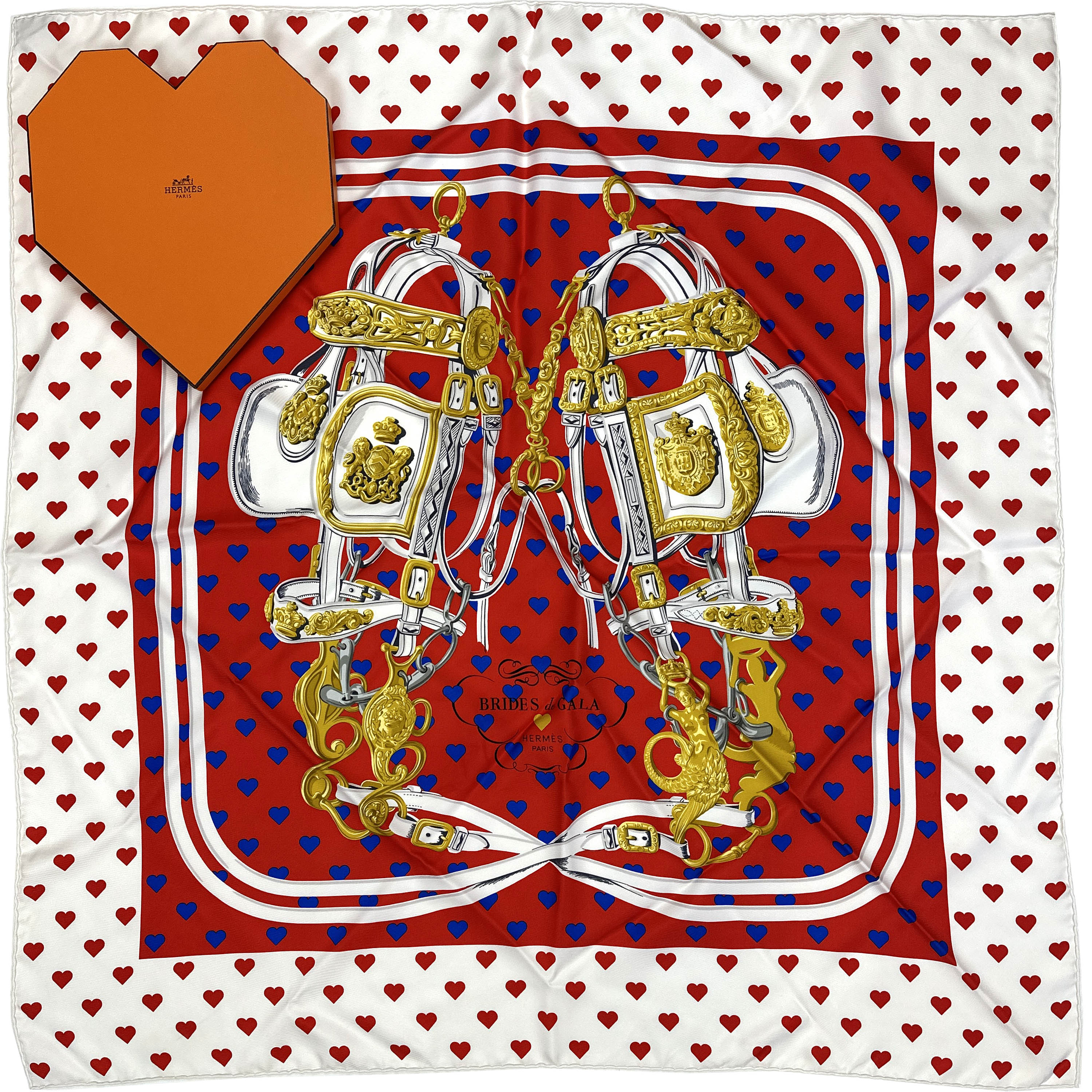 Hermès Brides de Gala Love 90