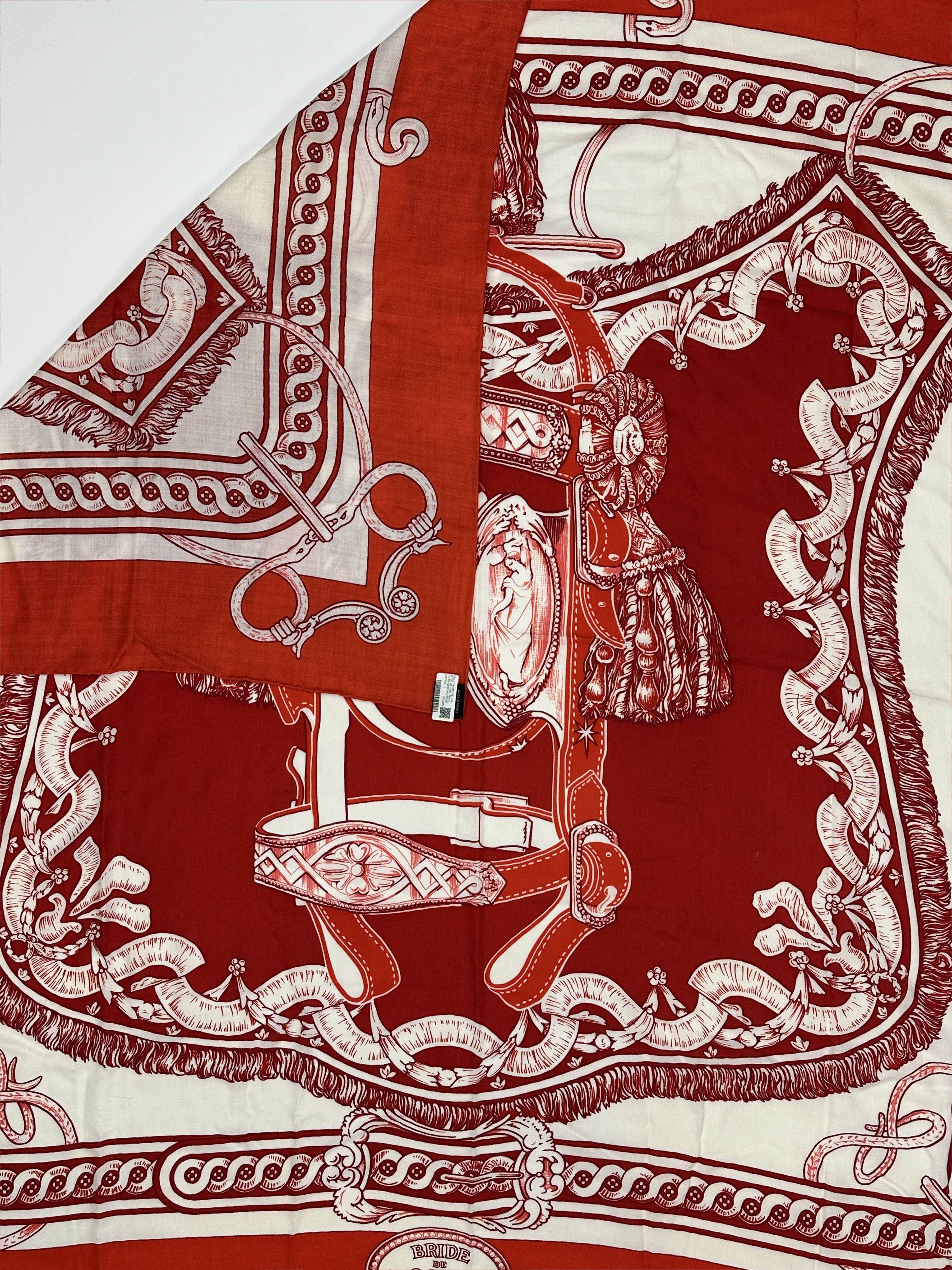 Hermès Brides de Cour Remix Cashmere Silk 140
