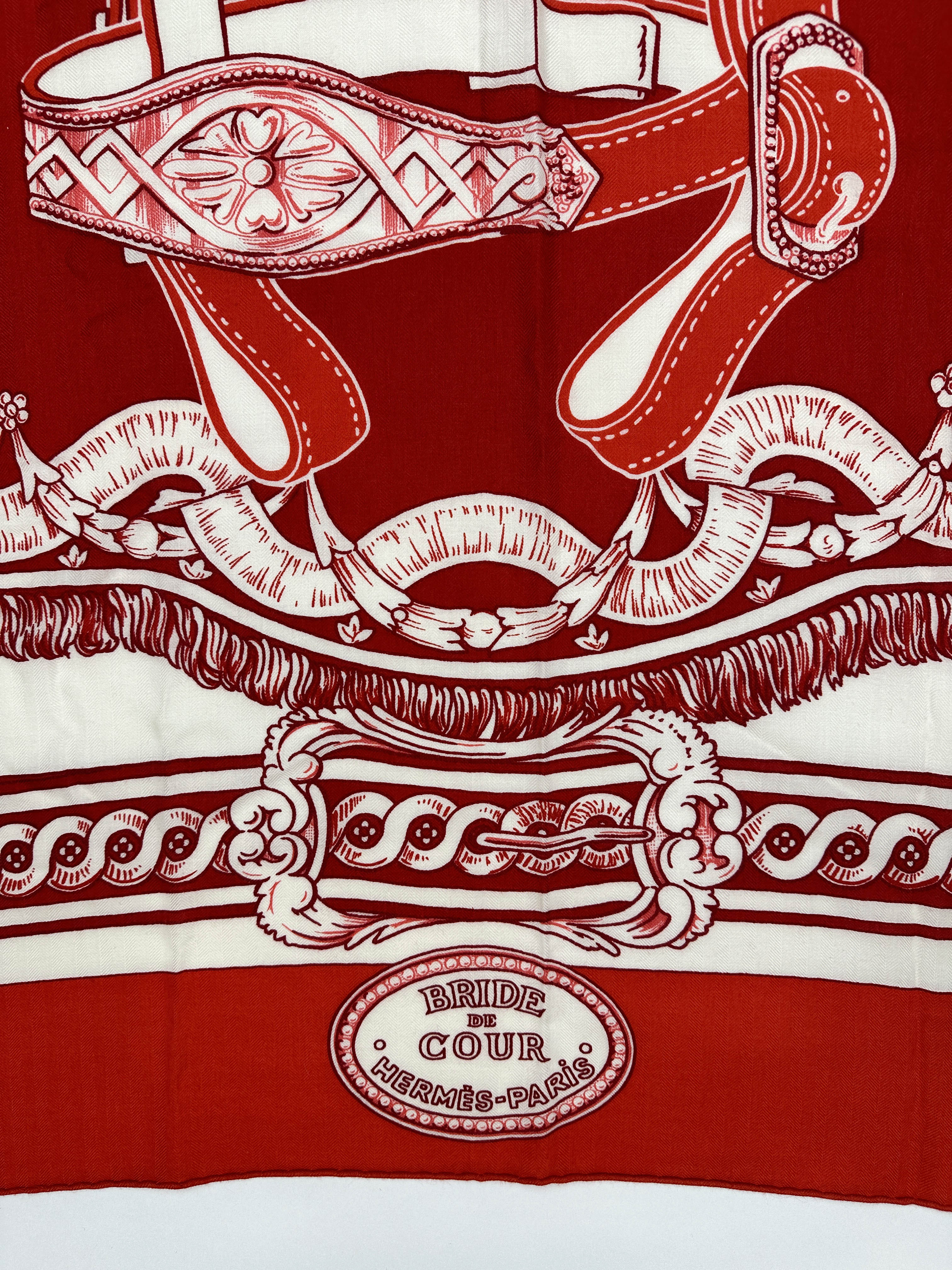 Hermès Brides de Cour Remix Cashmere Silk 140