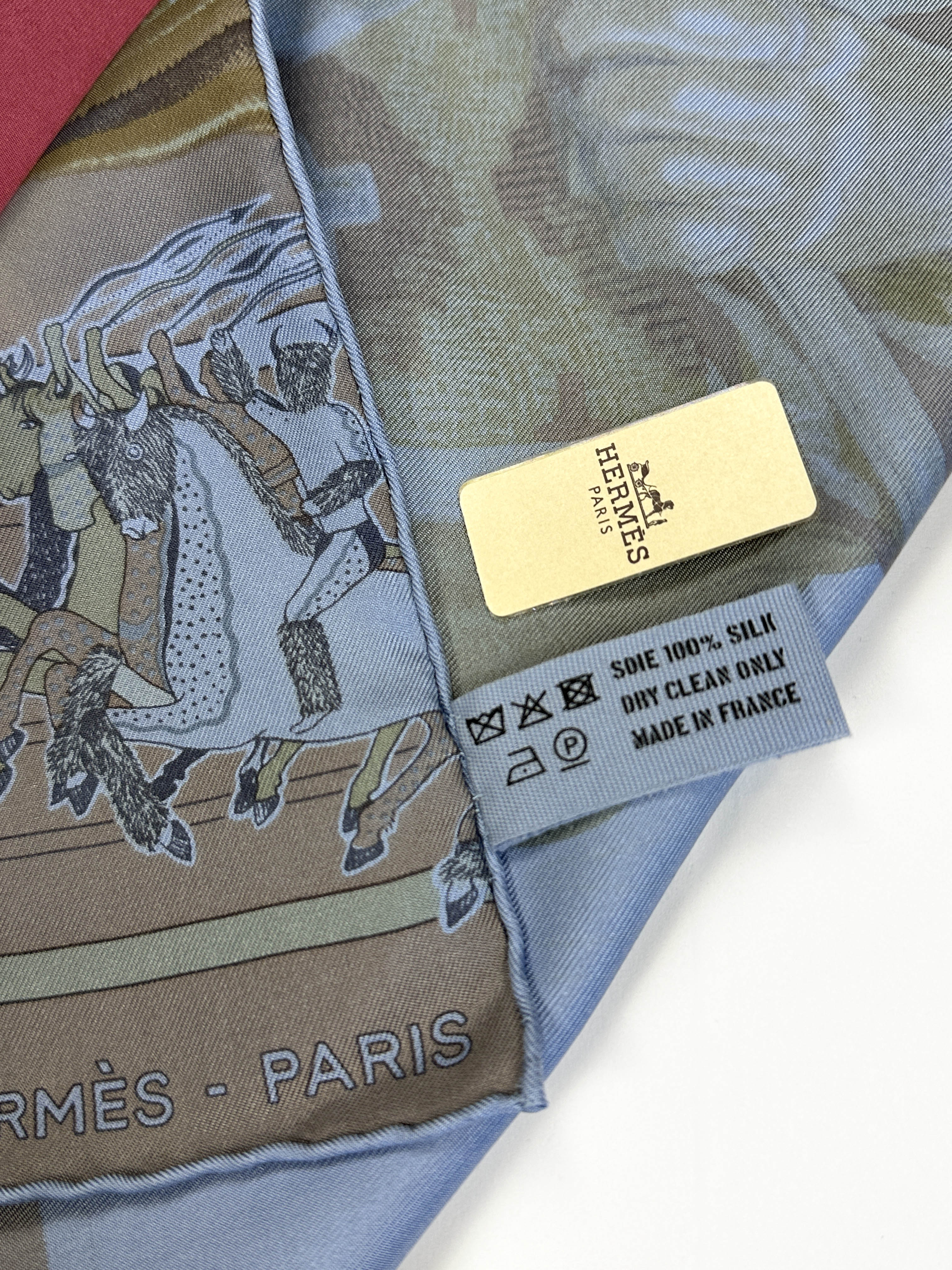 Hermès Carré en Carrés Dip Dye 90