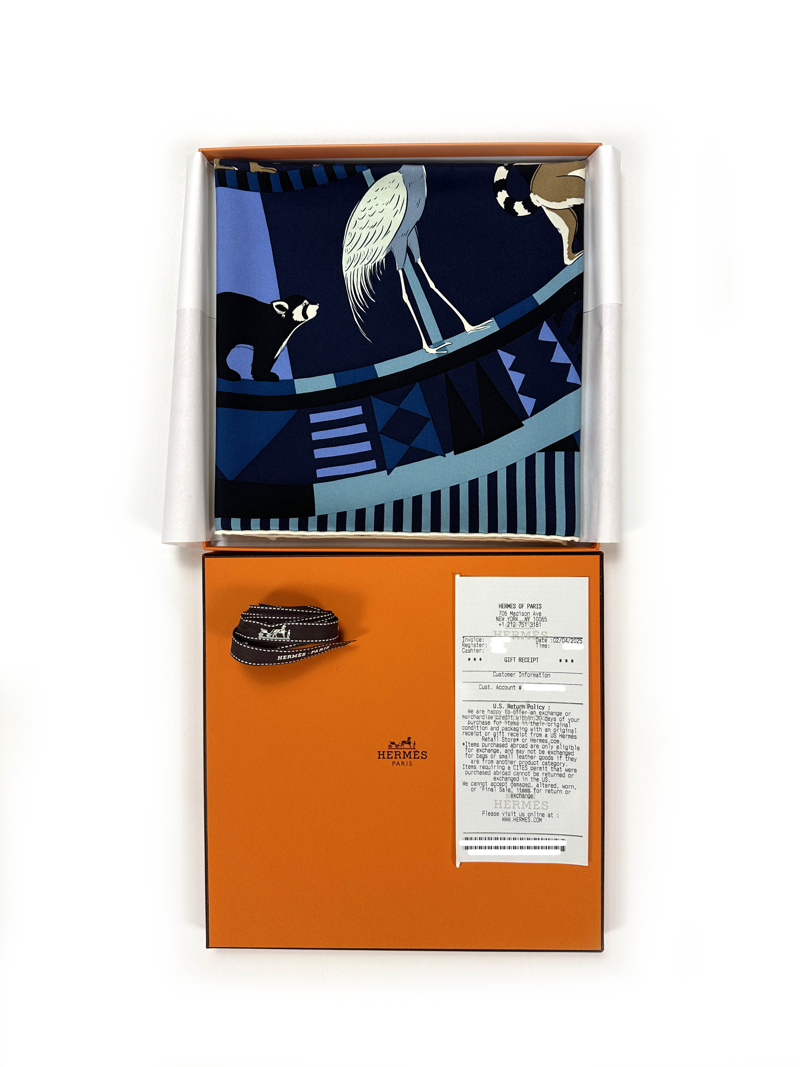 Hermès Le Carrousel du Tigre Royal 90