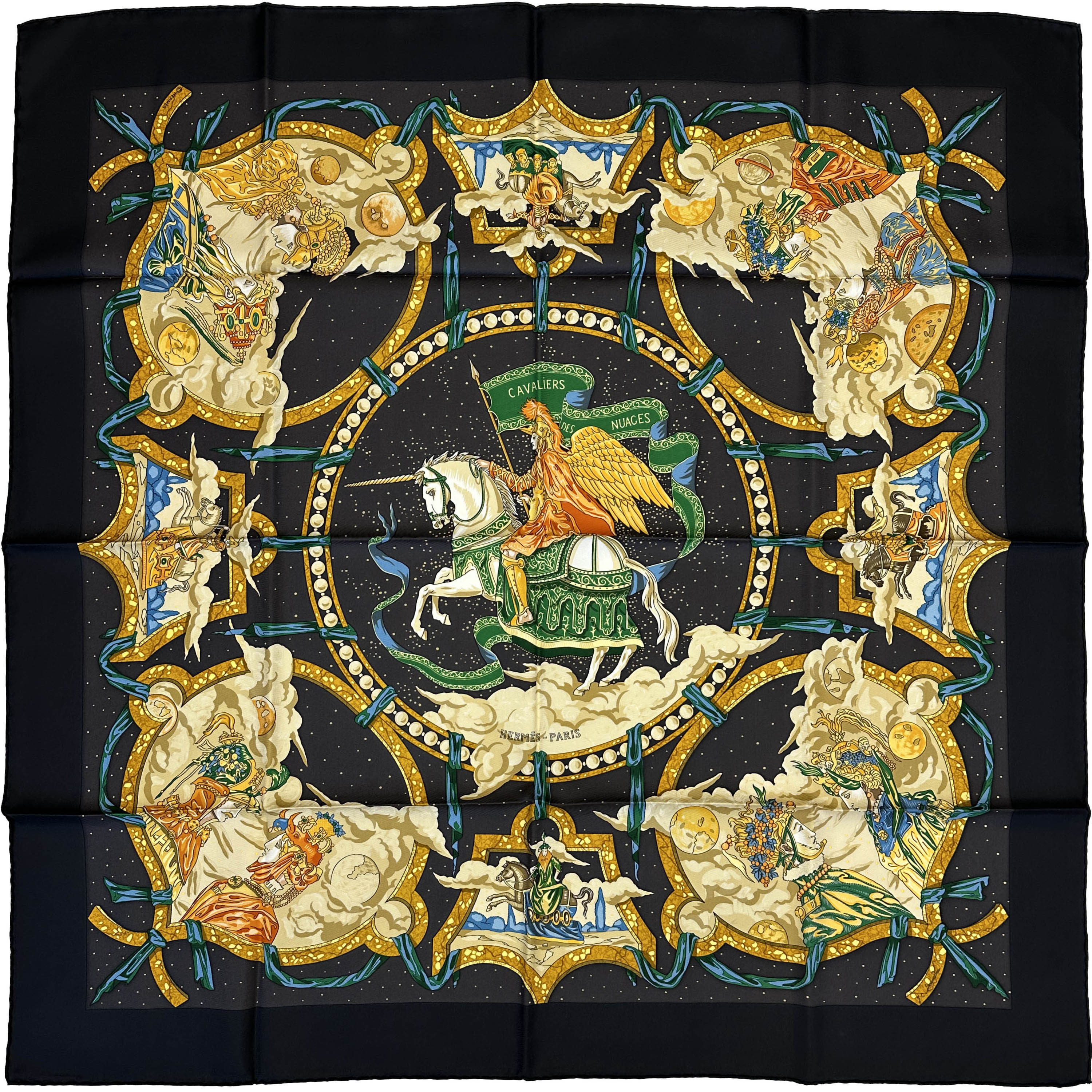 Hermès Cavaliers des Nuages 90