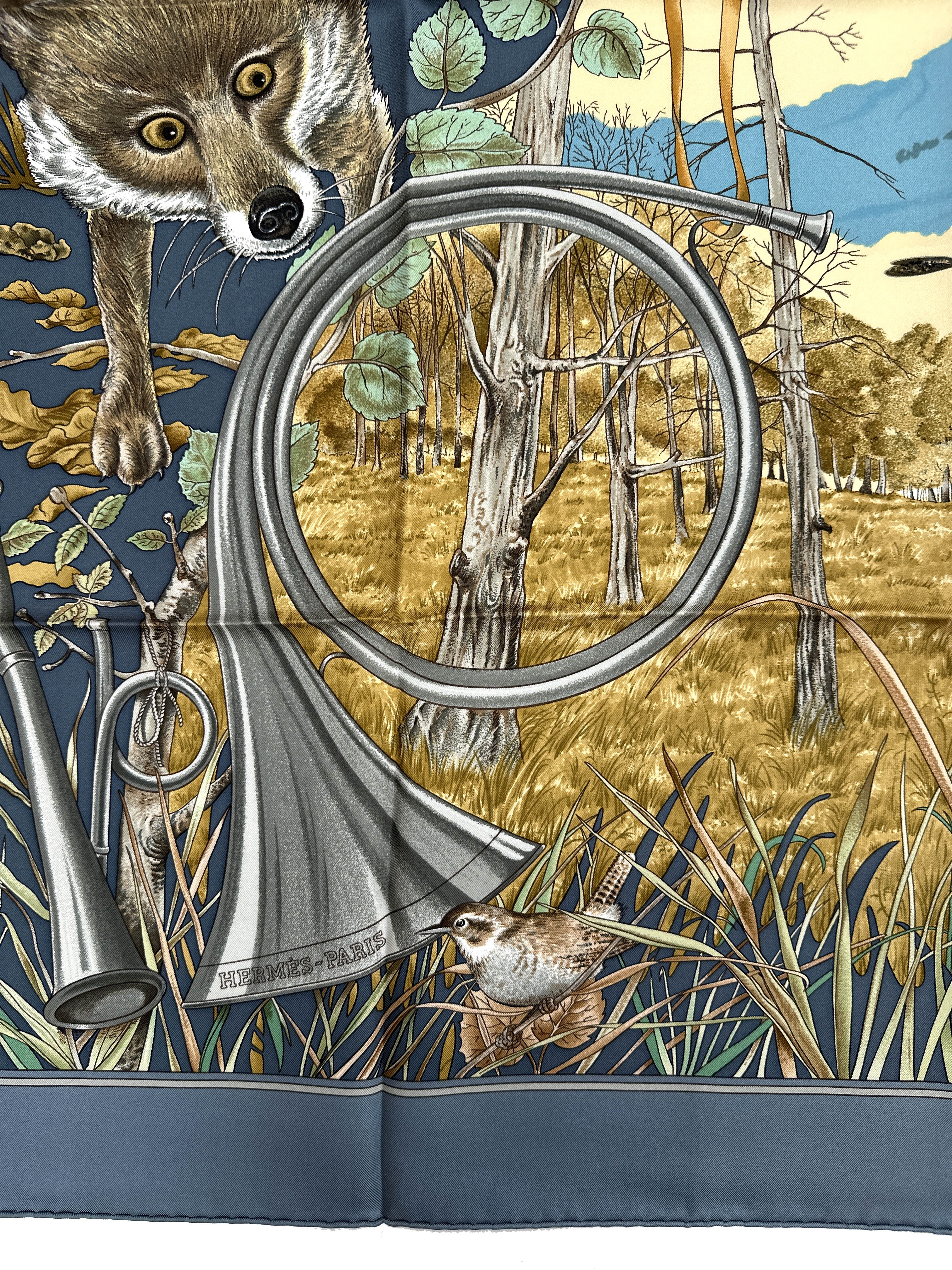 Hermès Chasse Au Bois 90