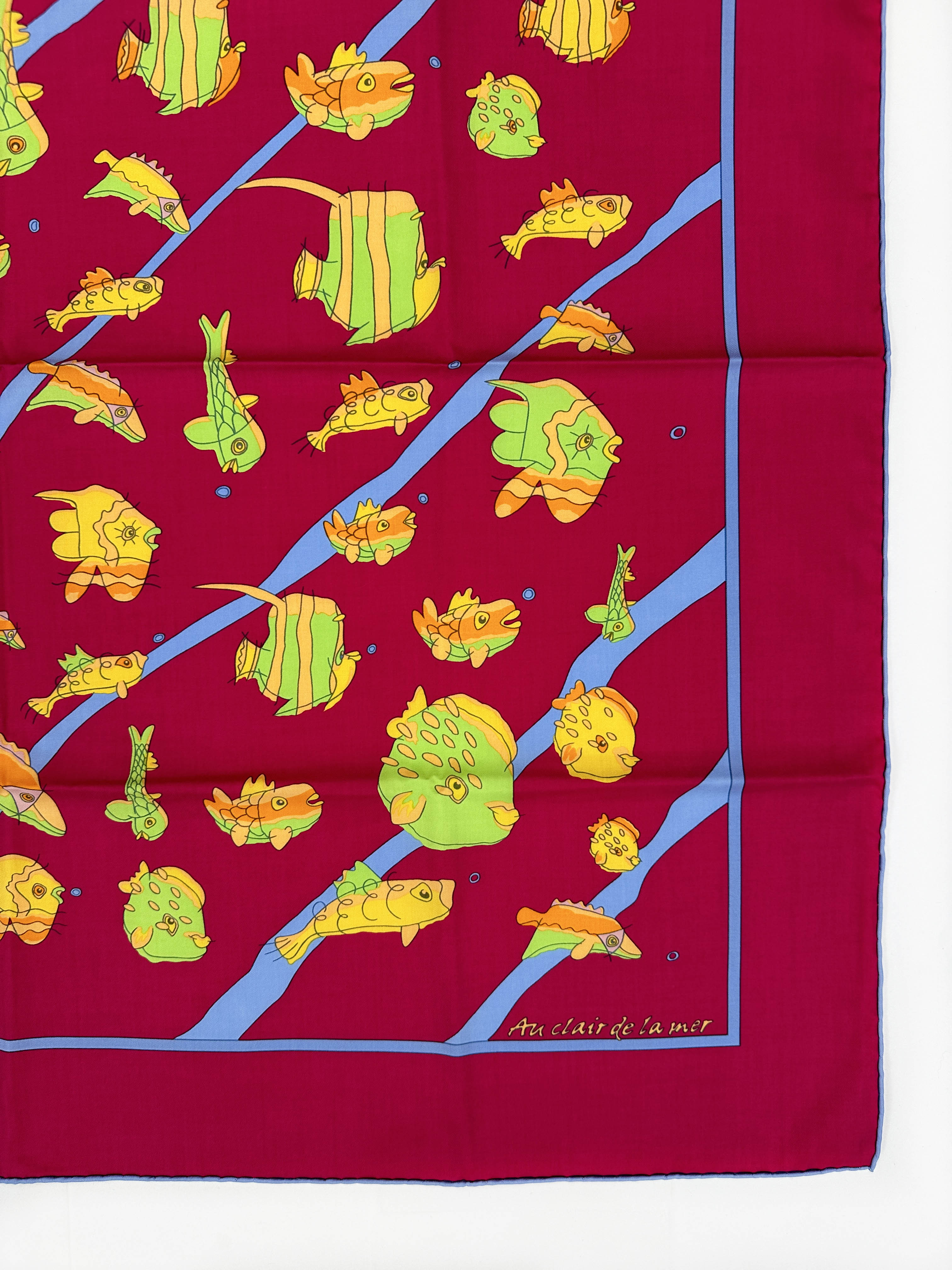 Hermès Au Clair de la Mer Cotton 70