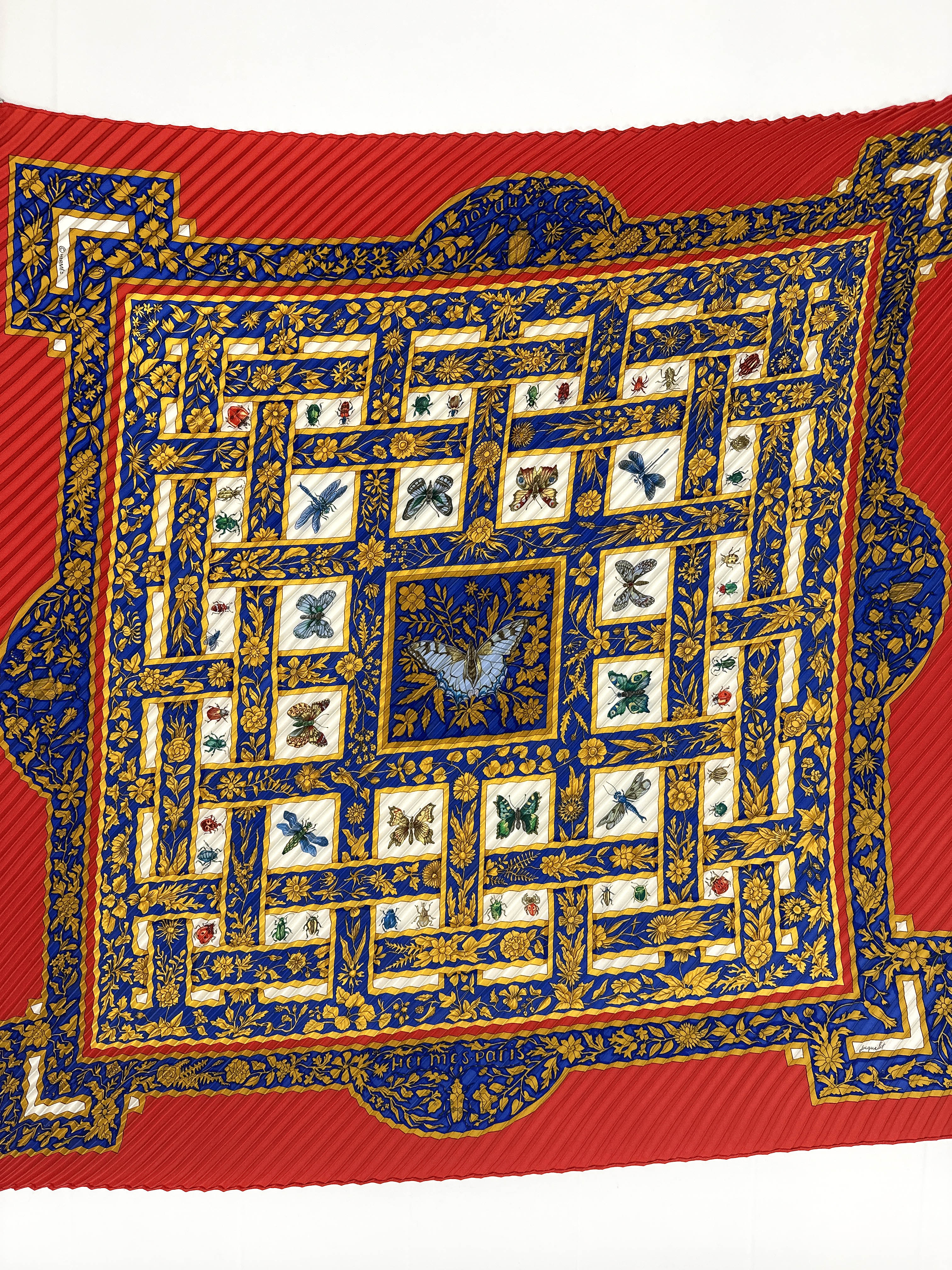 Hermès Joyaux de L'ete Plissé 90
