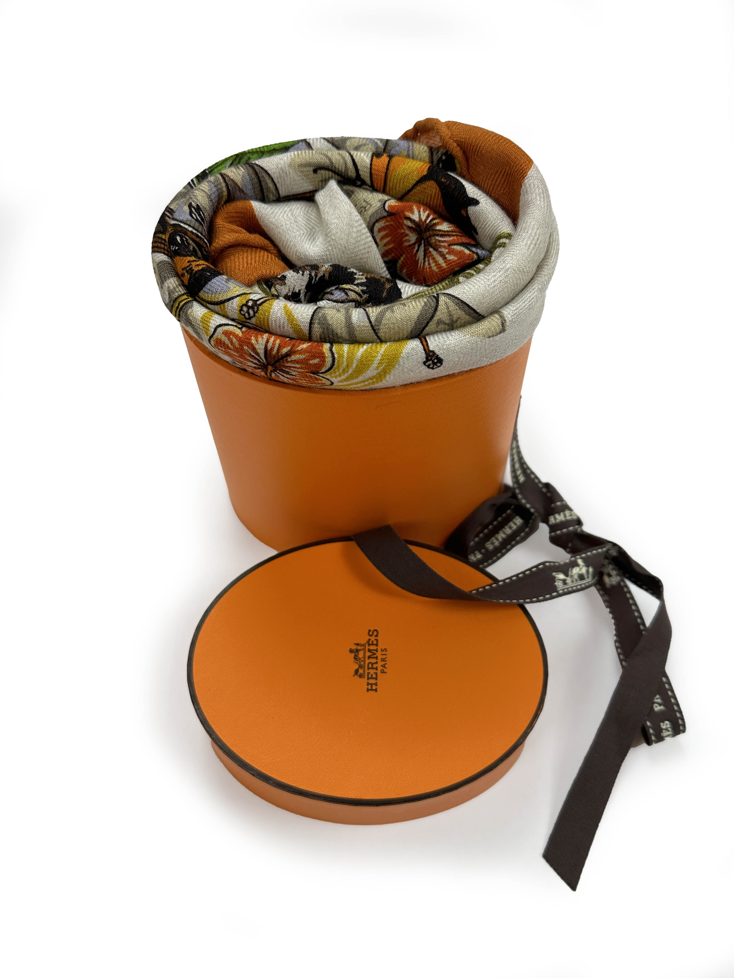 Hermès Jungle Love Cashmere Silk Giant Triangle
