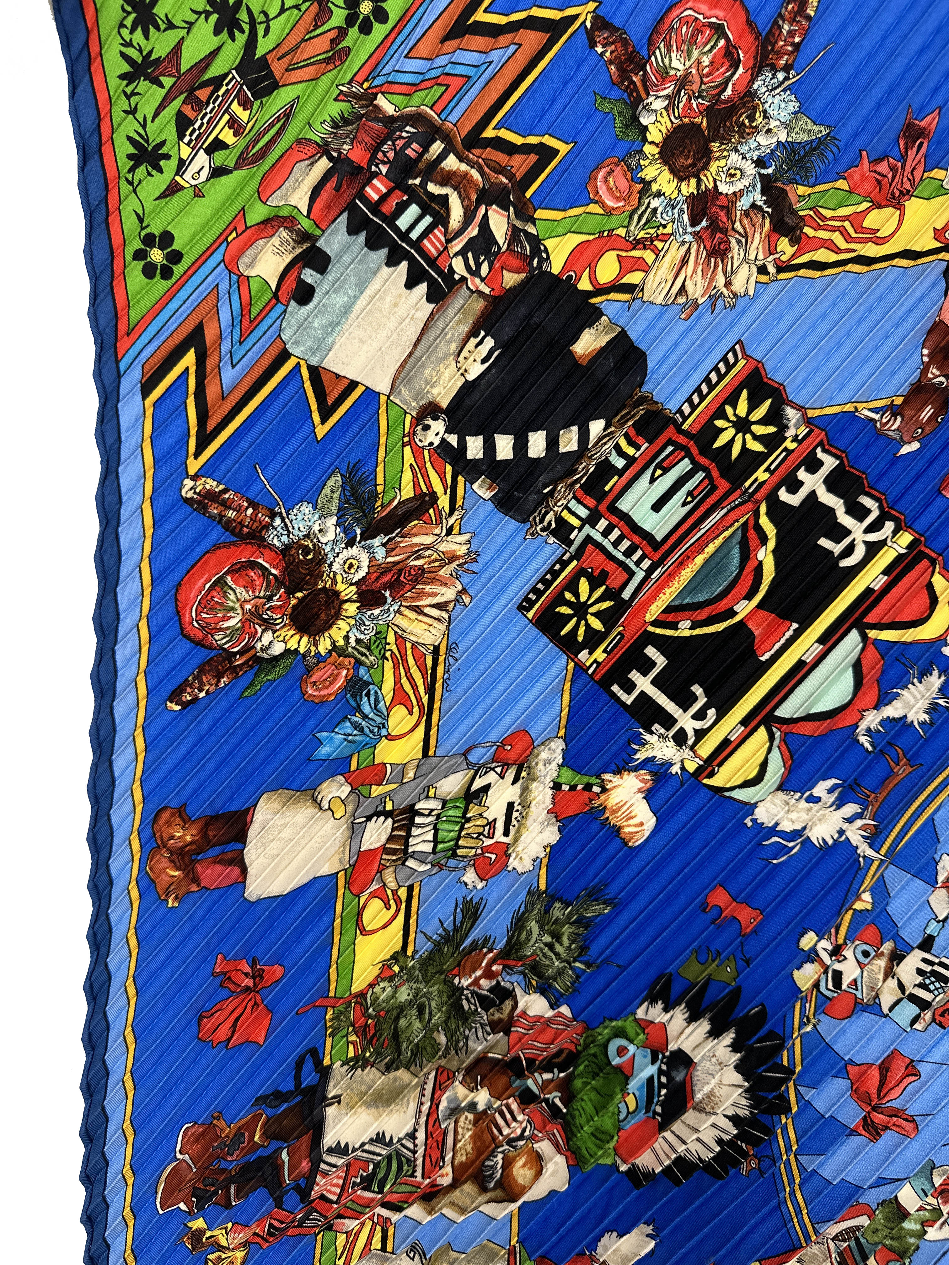 Hermès Kachinas Plissé 90