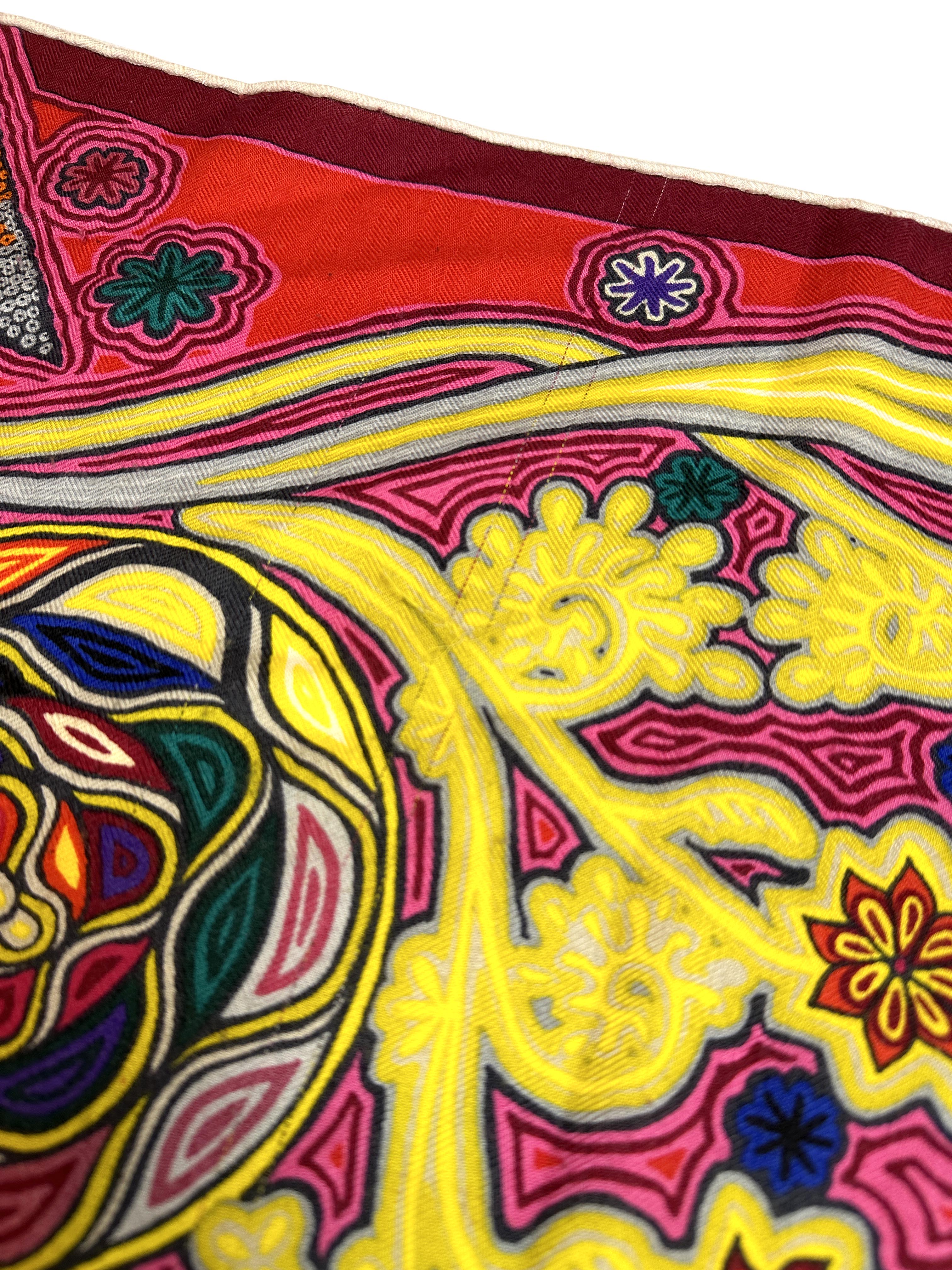 新品未使用　エルメス　L’arbre du vent　140センチ Hermès L'Arbre du Vent Cashmere Silk 140