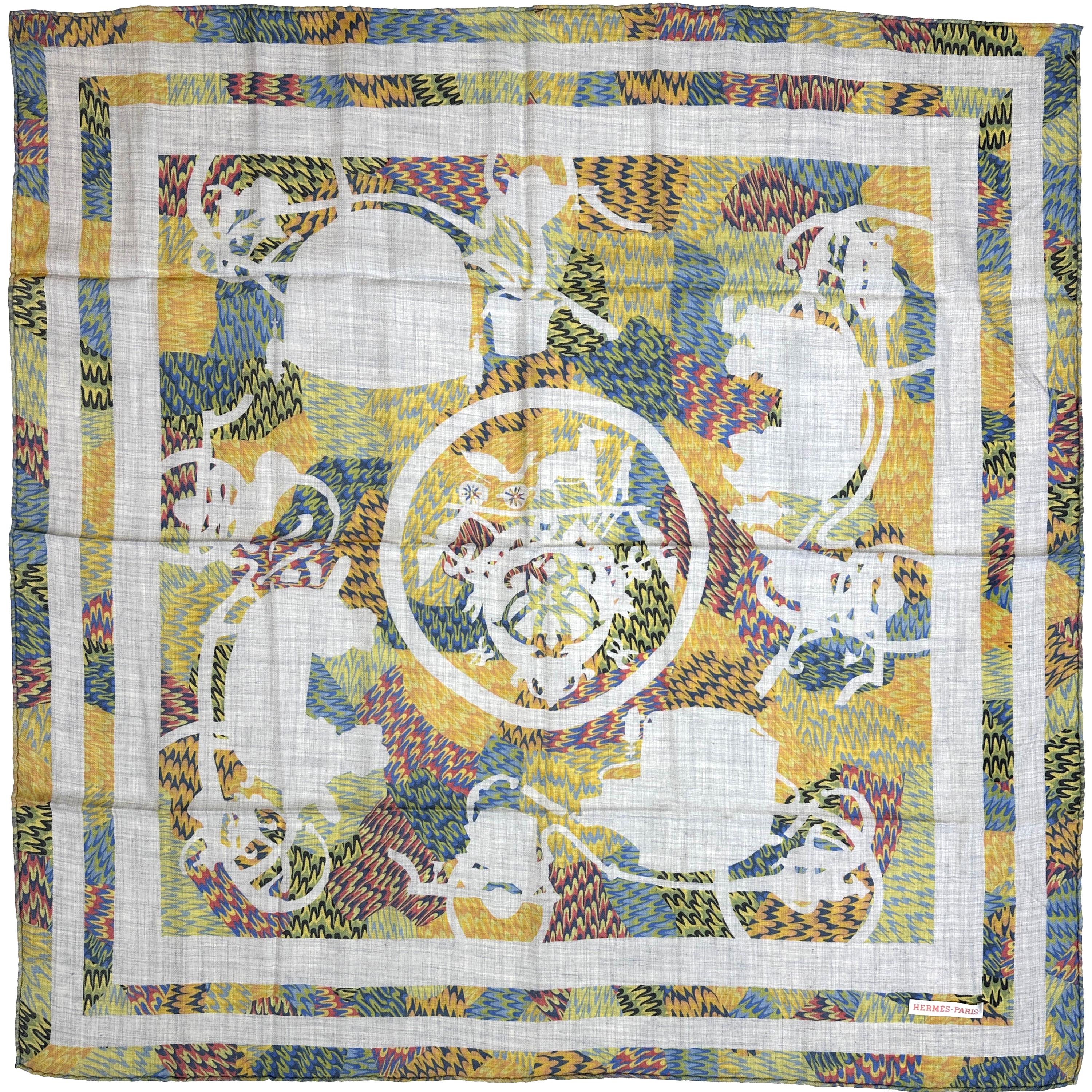 Ex-Libris Marble Cashmere Silk 90