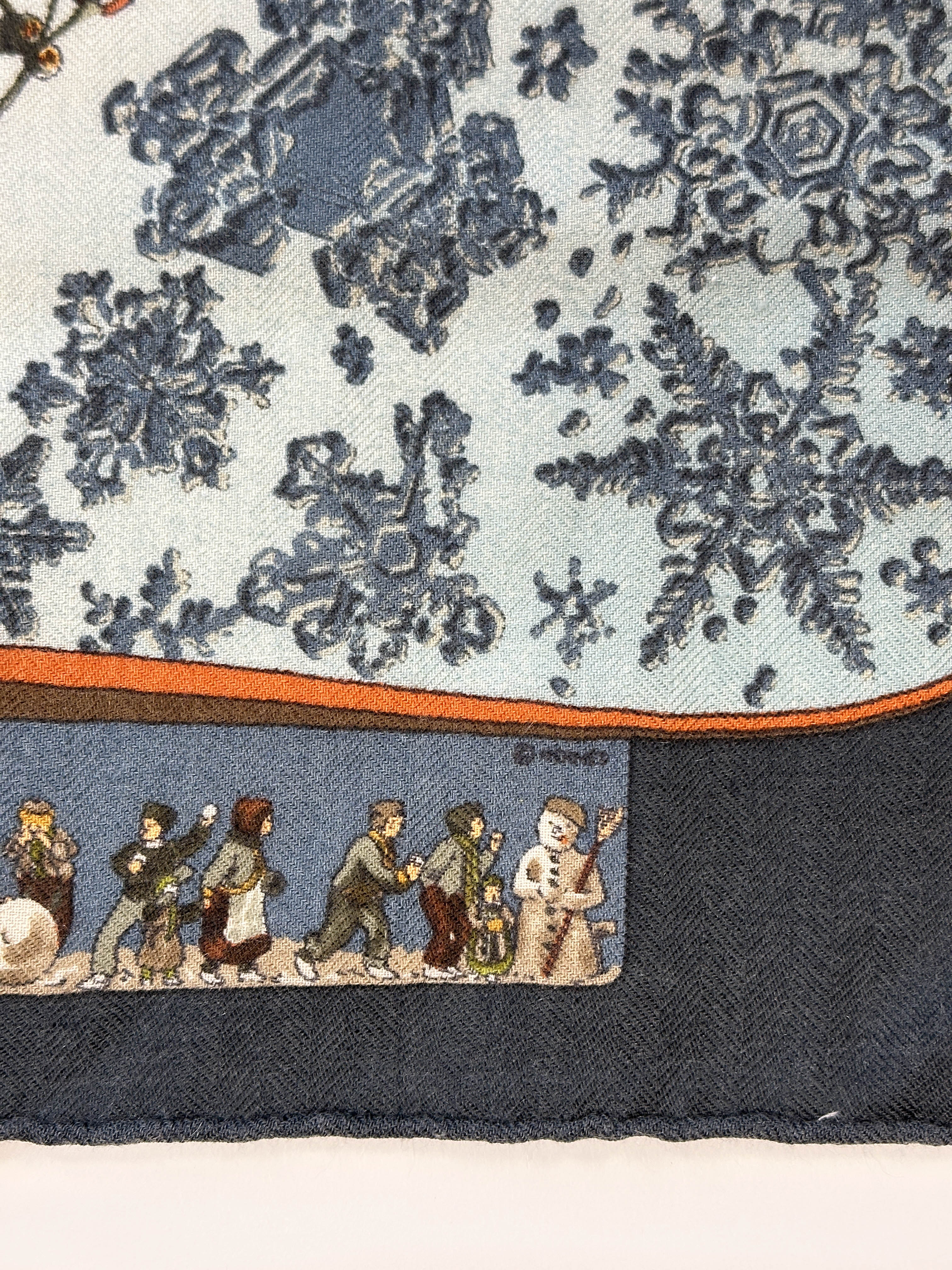 Hermès Neige d'antan Cashmere Silk 45
