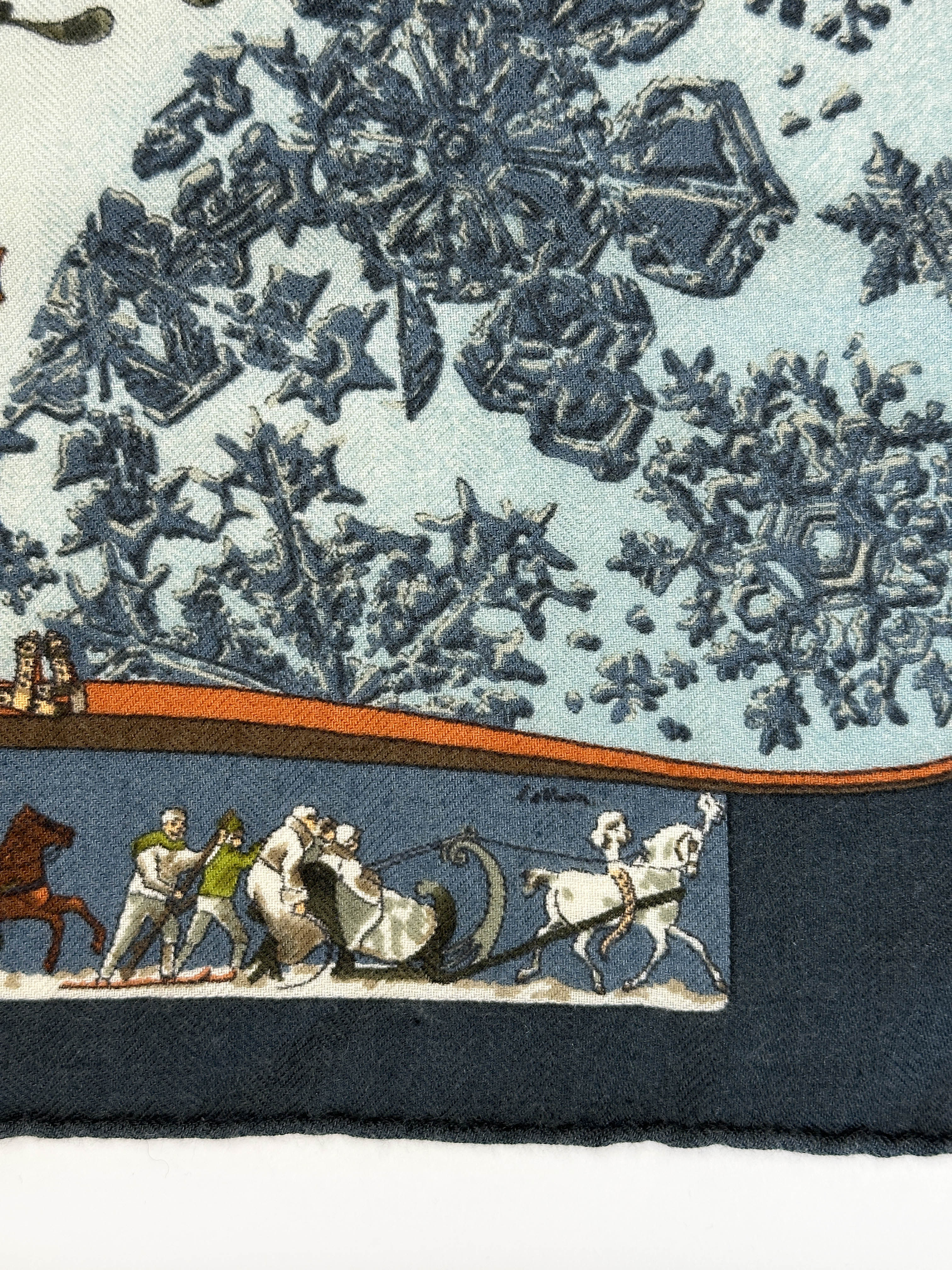 Hermès Neige d'antan Cashmere Silk 45