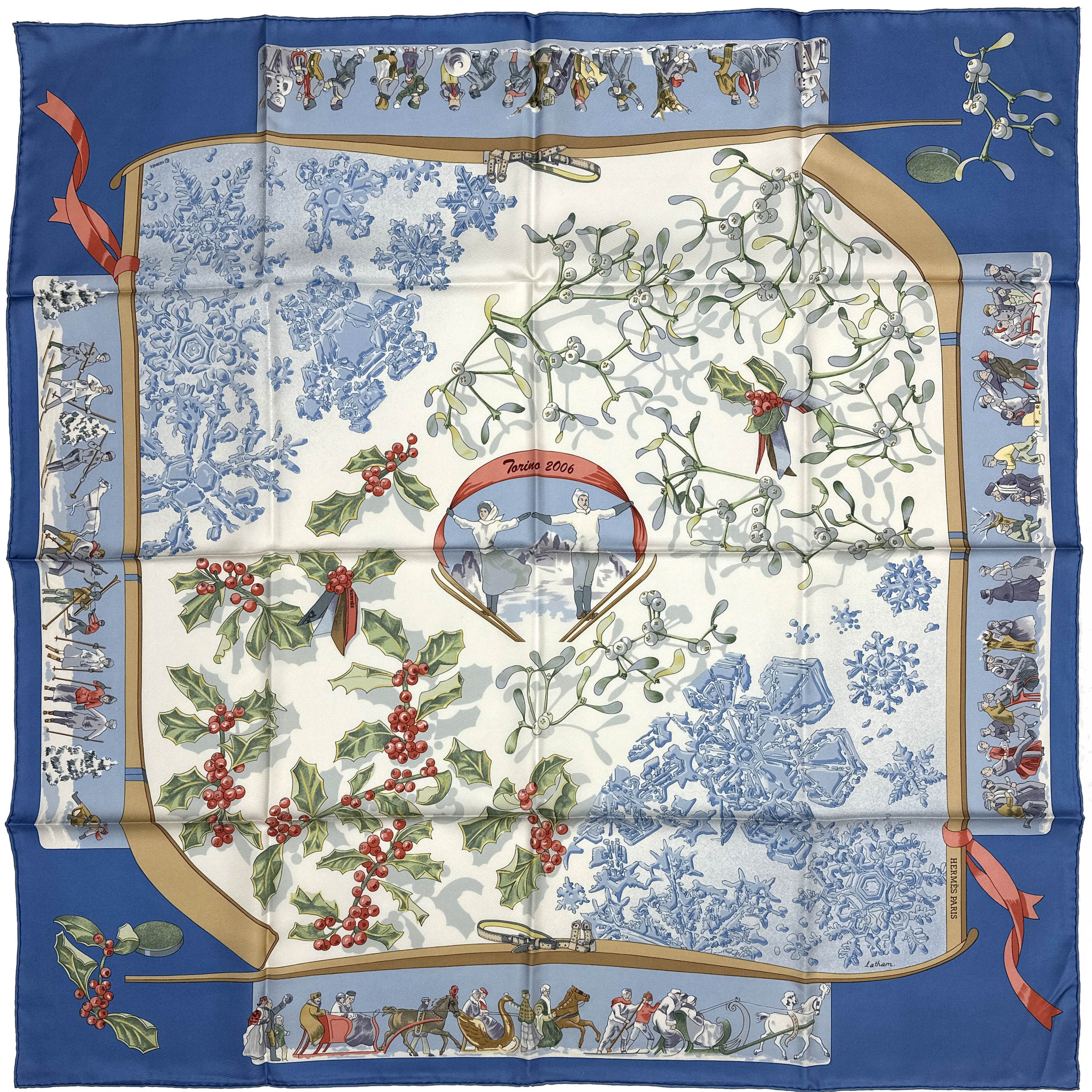 Hermès Neige d'antan Torino 2006 Special Edition 90