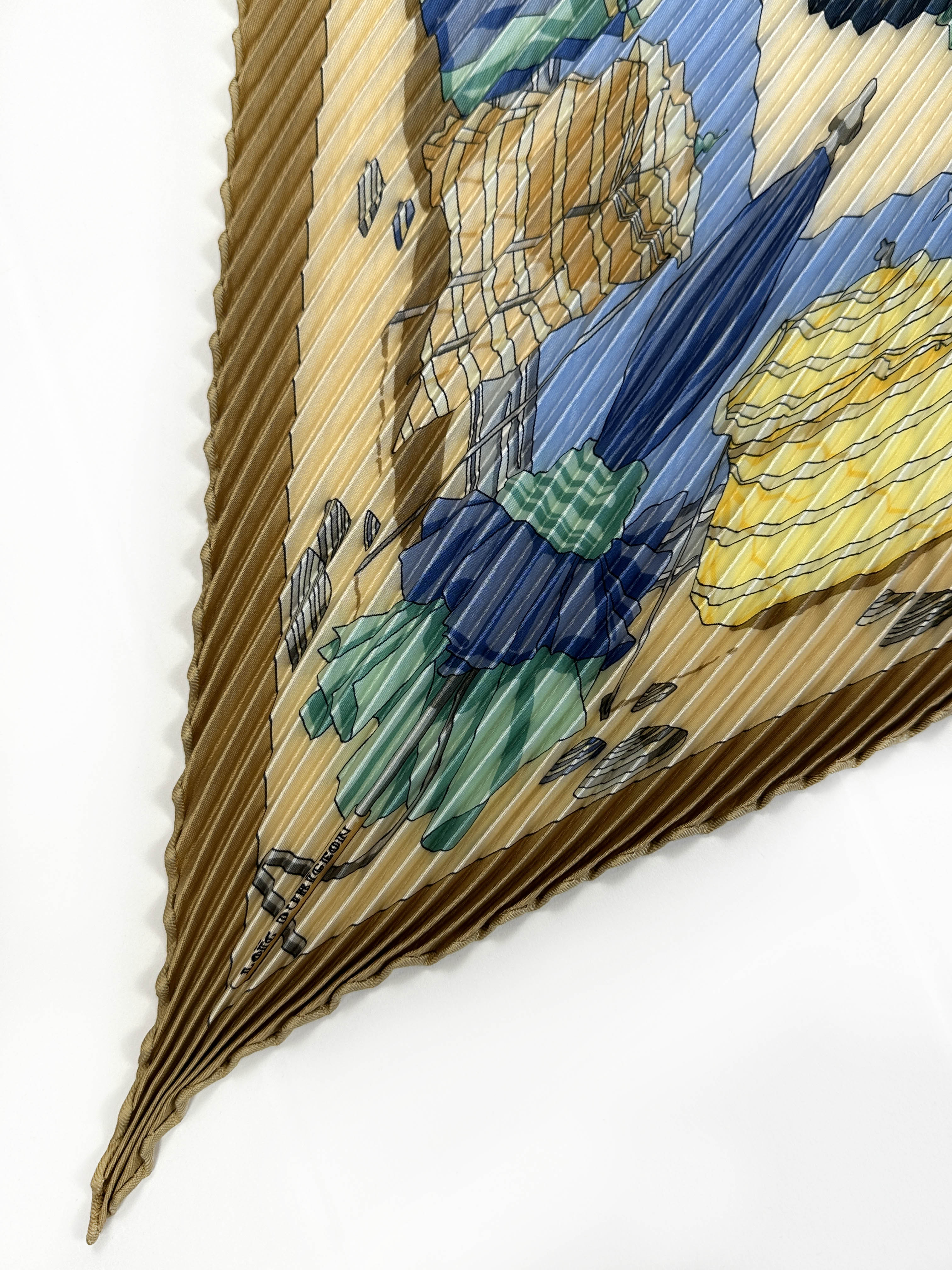 Hermès Charmes des Plages Normandes Plissé 90