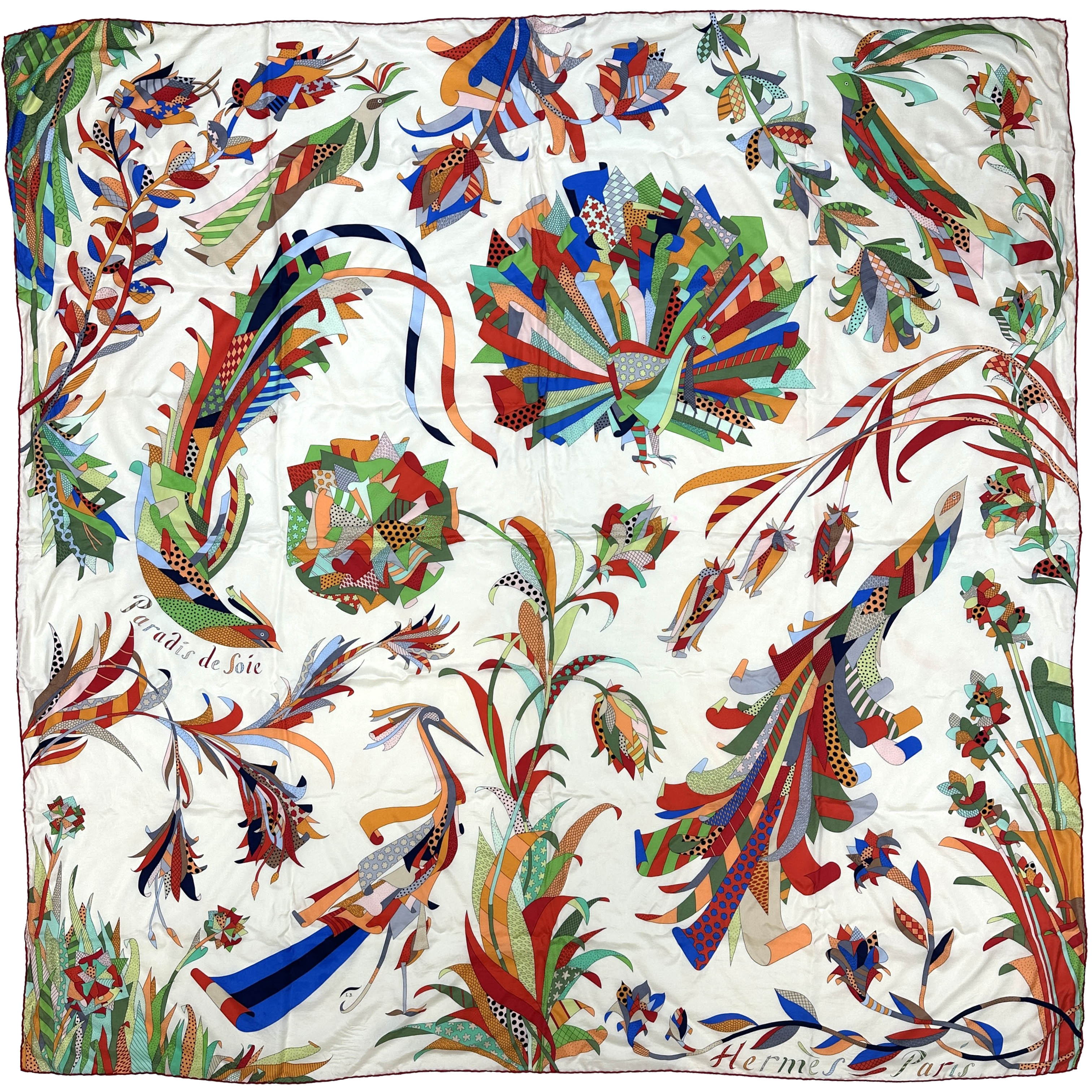 Hermès Paradis de Soie Silk 140